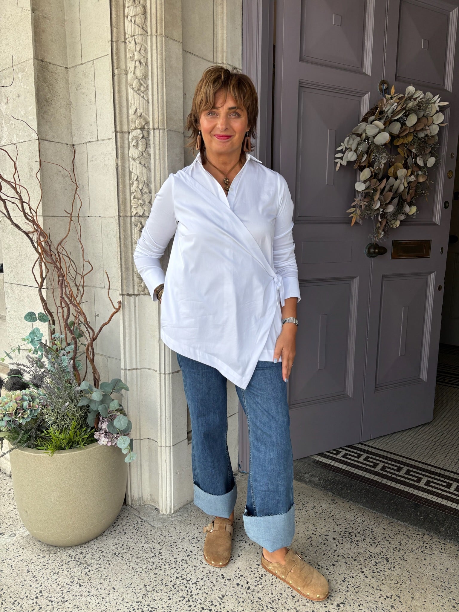 Elias Blouse in White