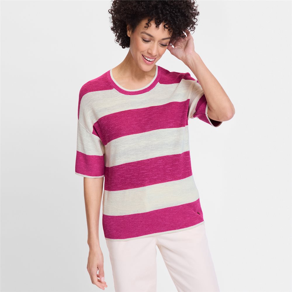 Stripe Jumper in Violet