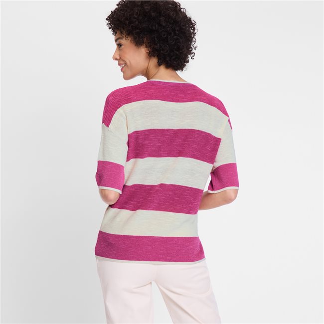 Stripe Jumper in Violet
