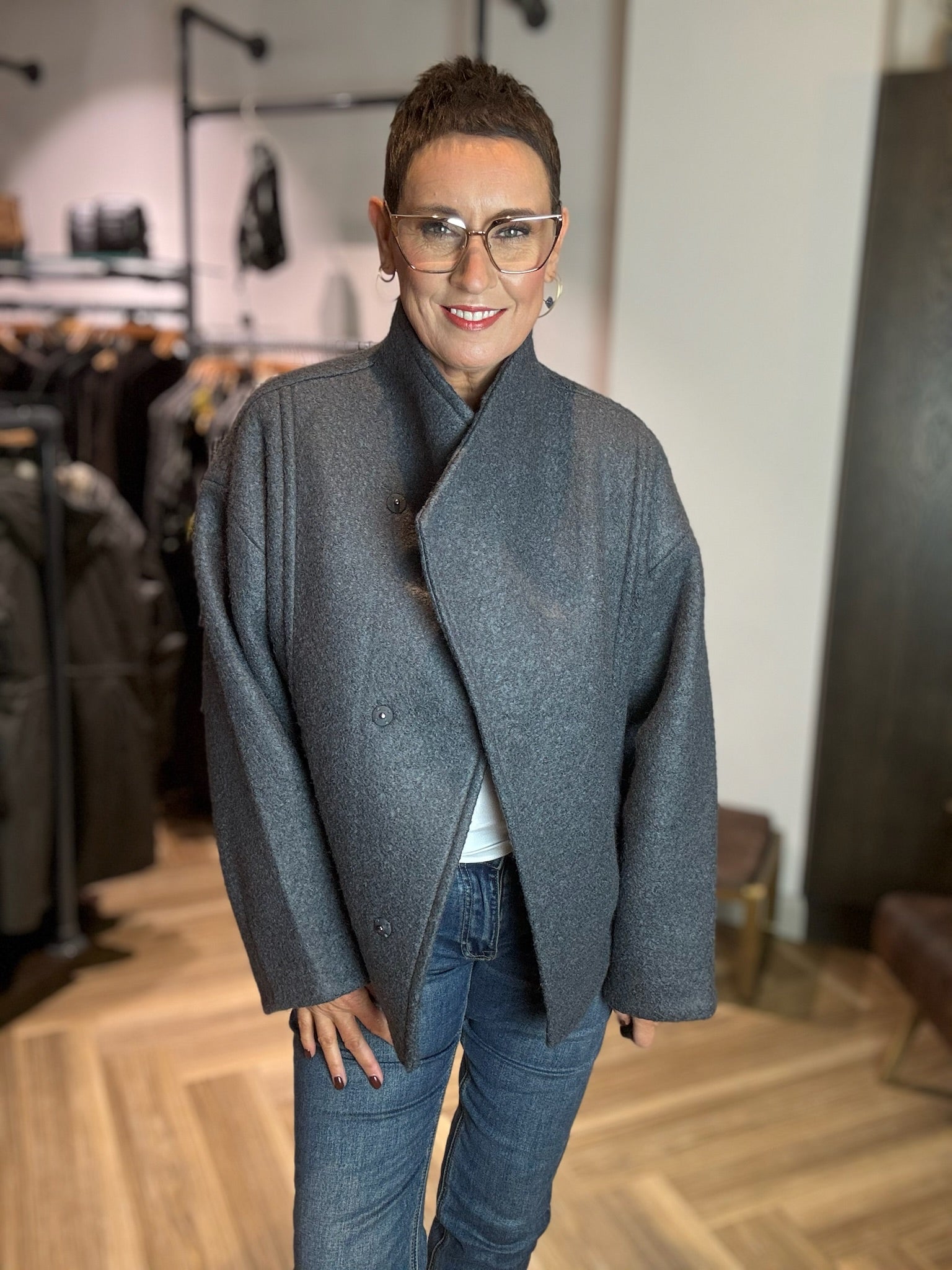 Stipa Jacket in Grey