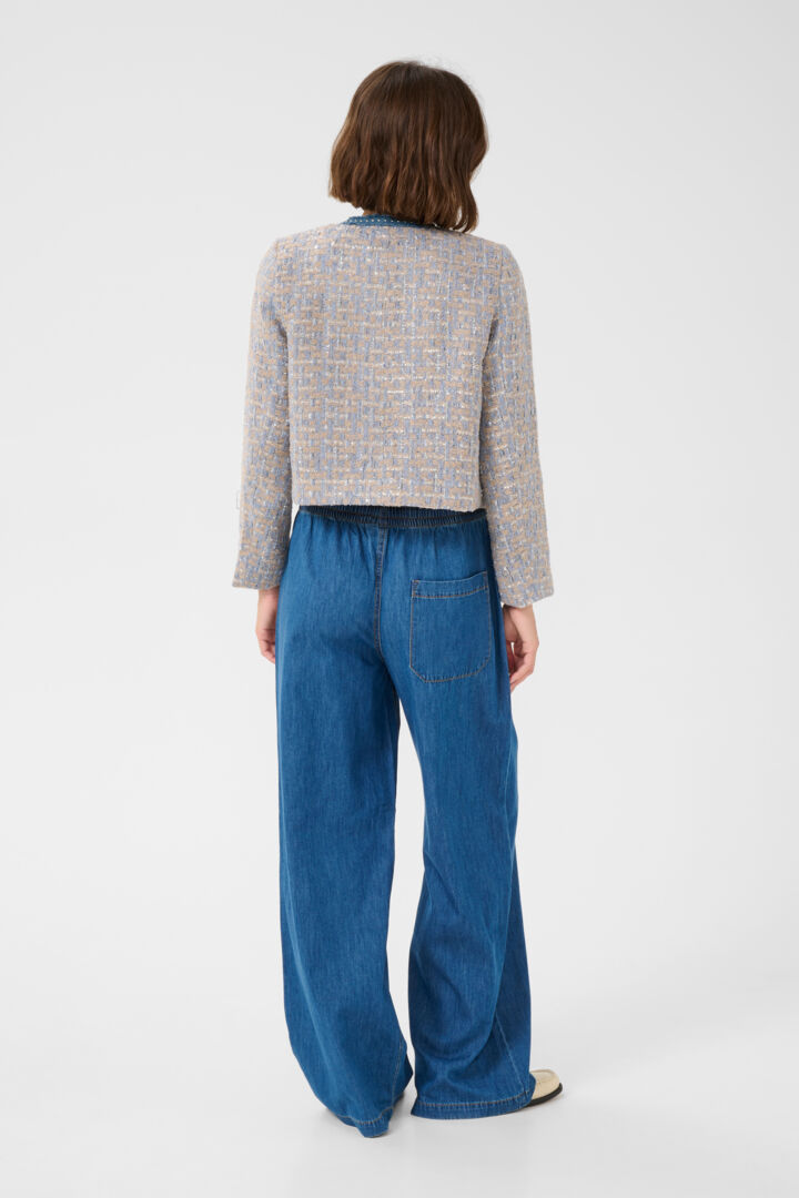 Pana Jacket in Blue/Brown Chec
