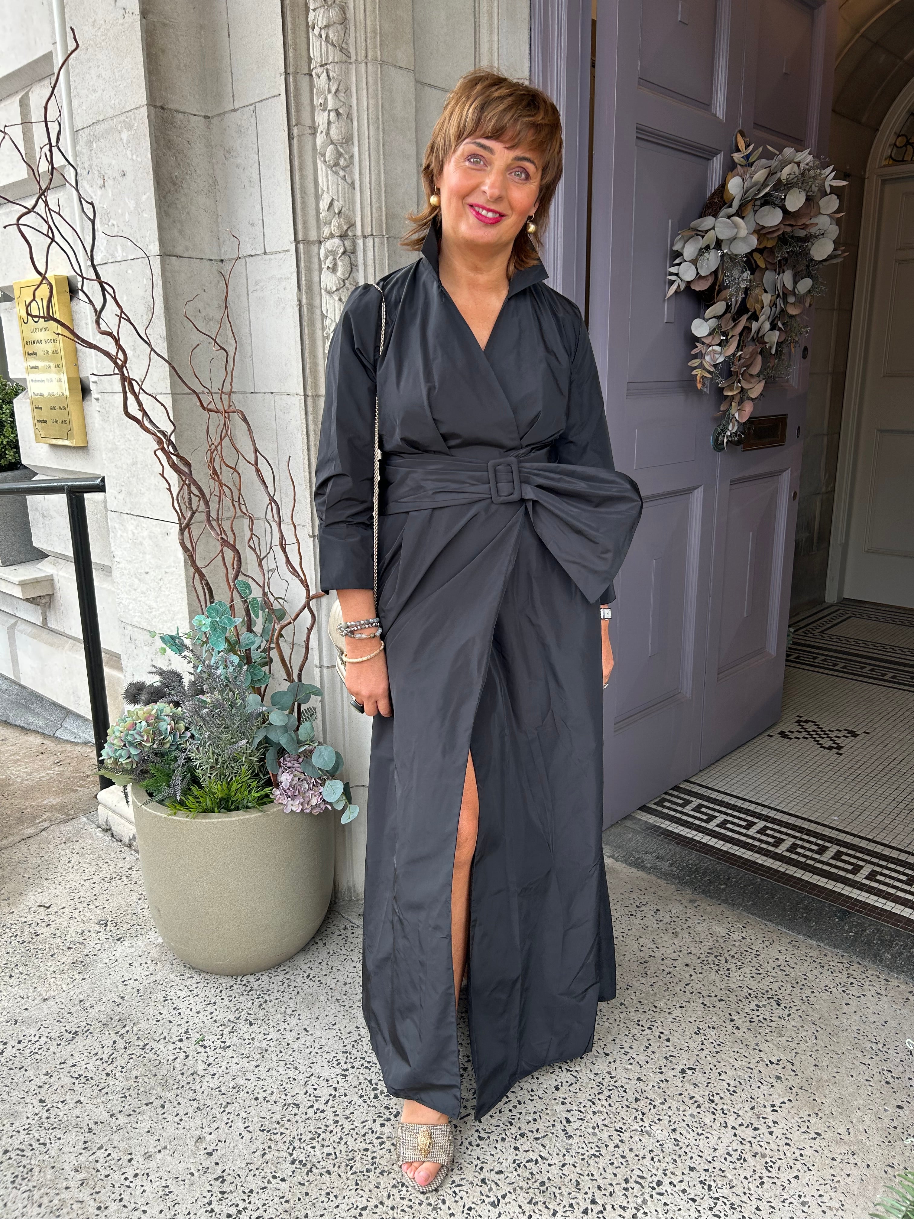 Penelope Long Dress in Black