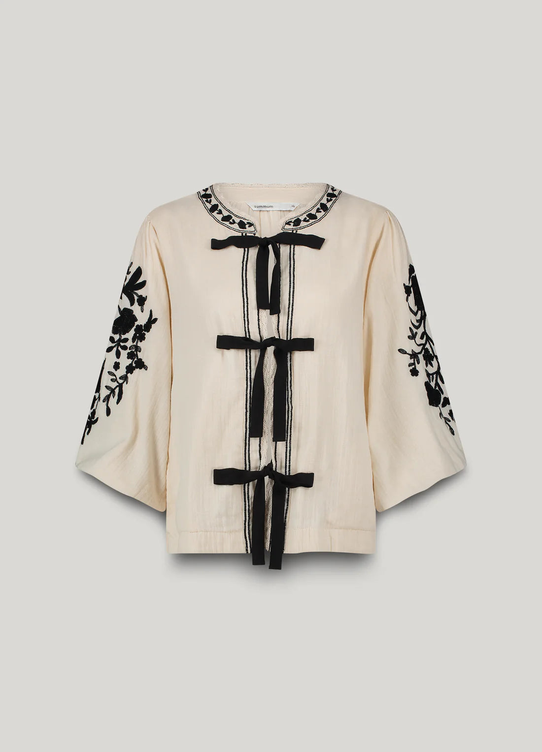 Bohemian Blouse Jacket in Ivory