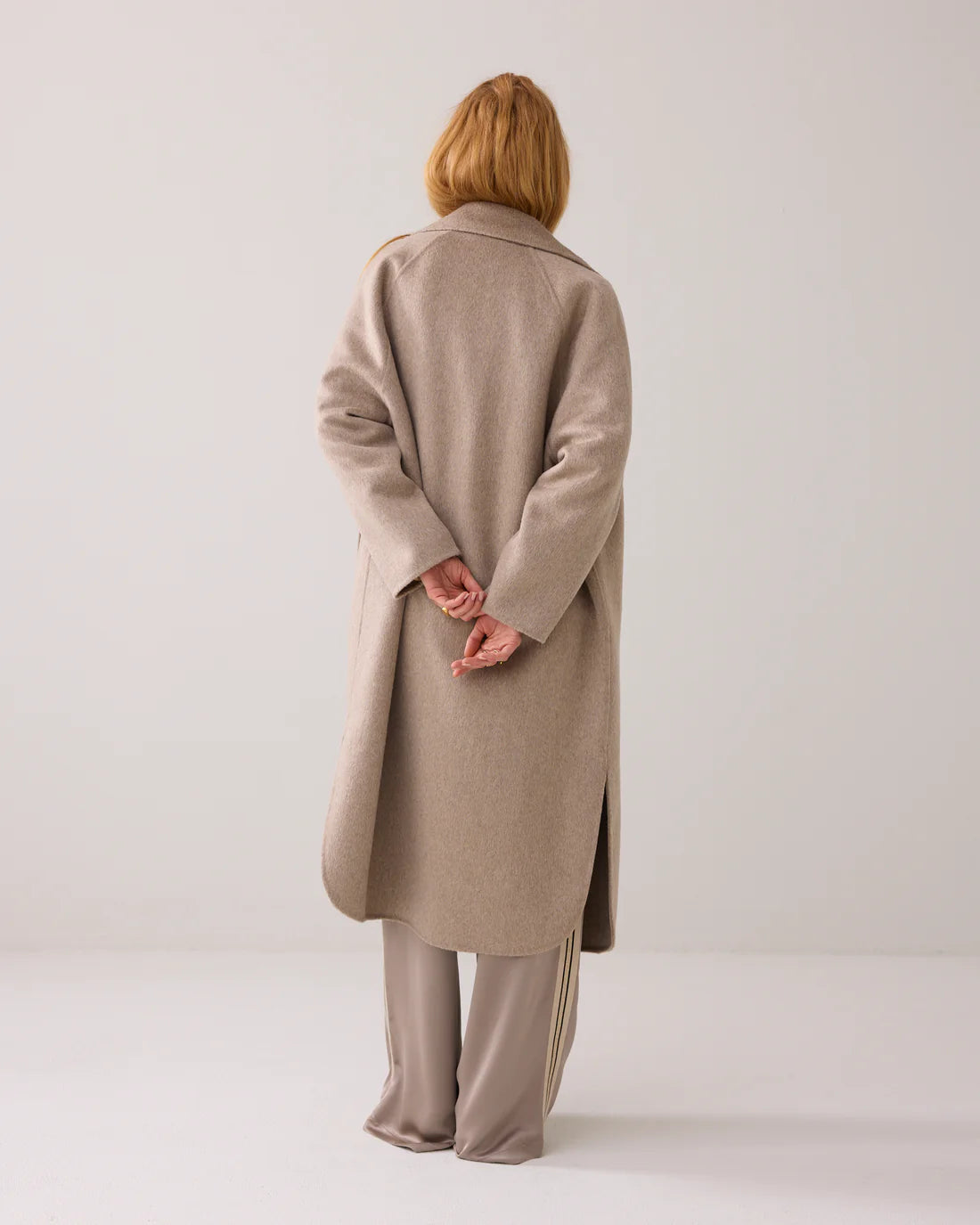 Classic Wool Coat in Funghi