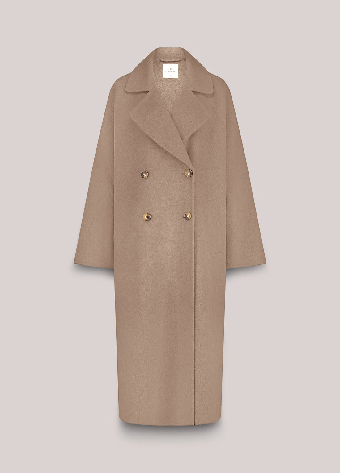 Classic Wool Coat in Funghi