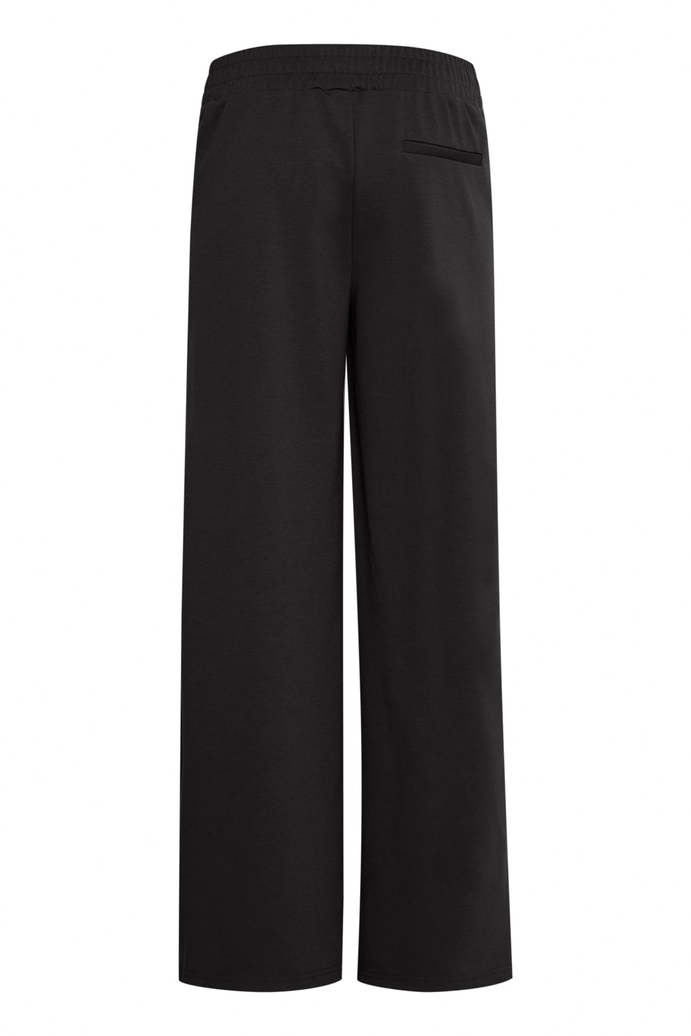 Kate Long Wide Trouser in Black
