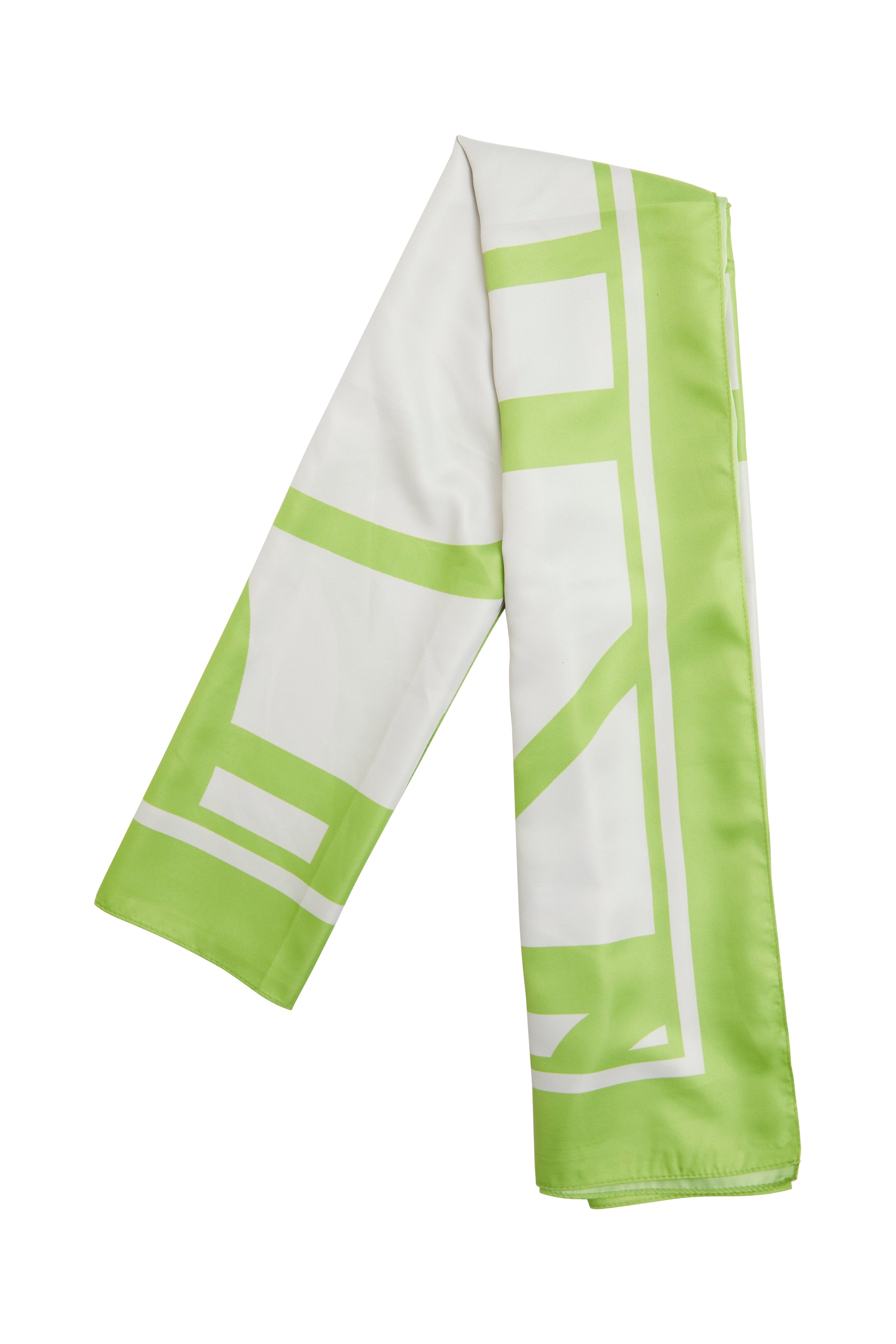 Lalai Square Scarf in Parrot Green