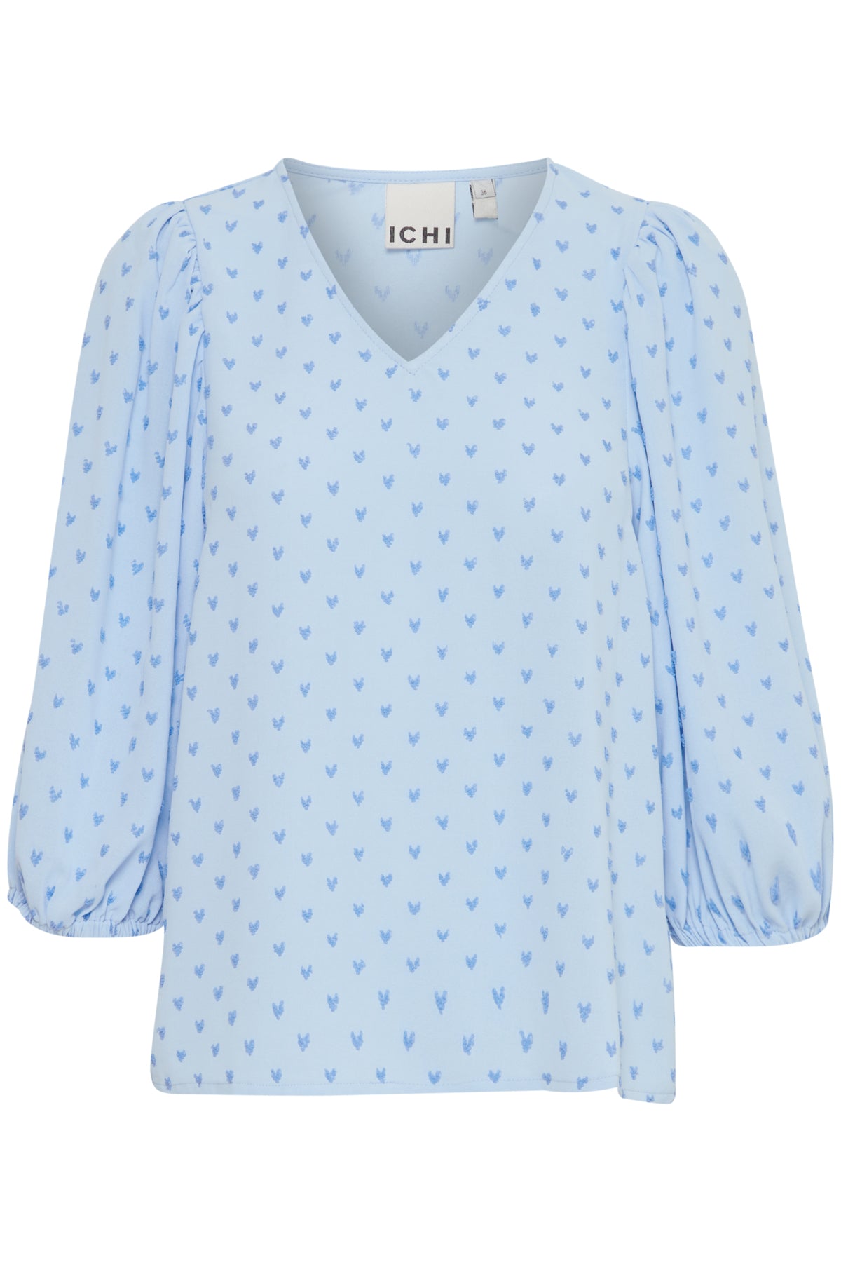 Sabella Blouse in Chambray Blue