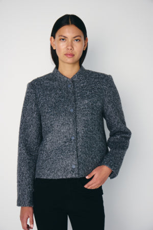 Gilaza Jacket in Grey Melange