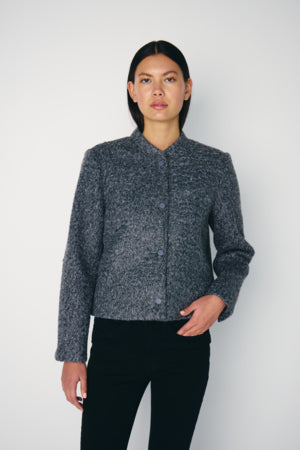 Gilaza Jacket in Grey Melange