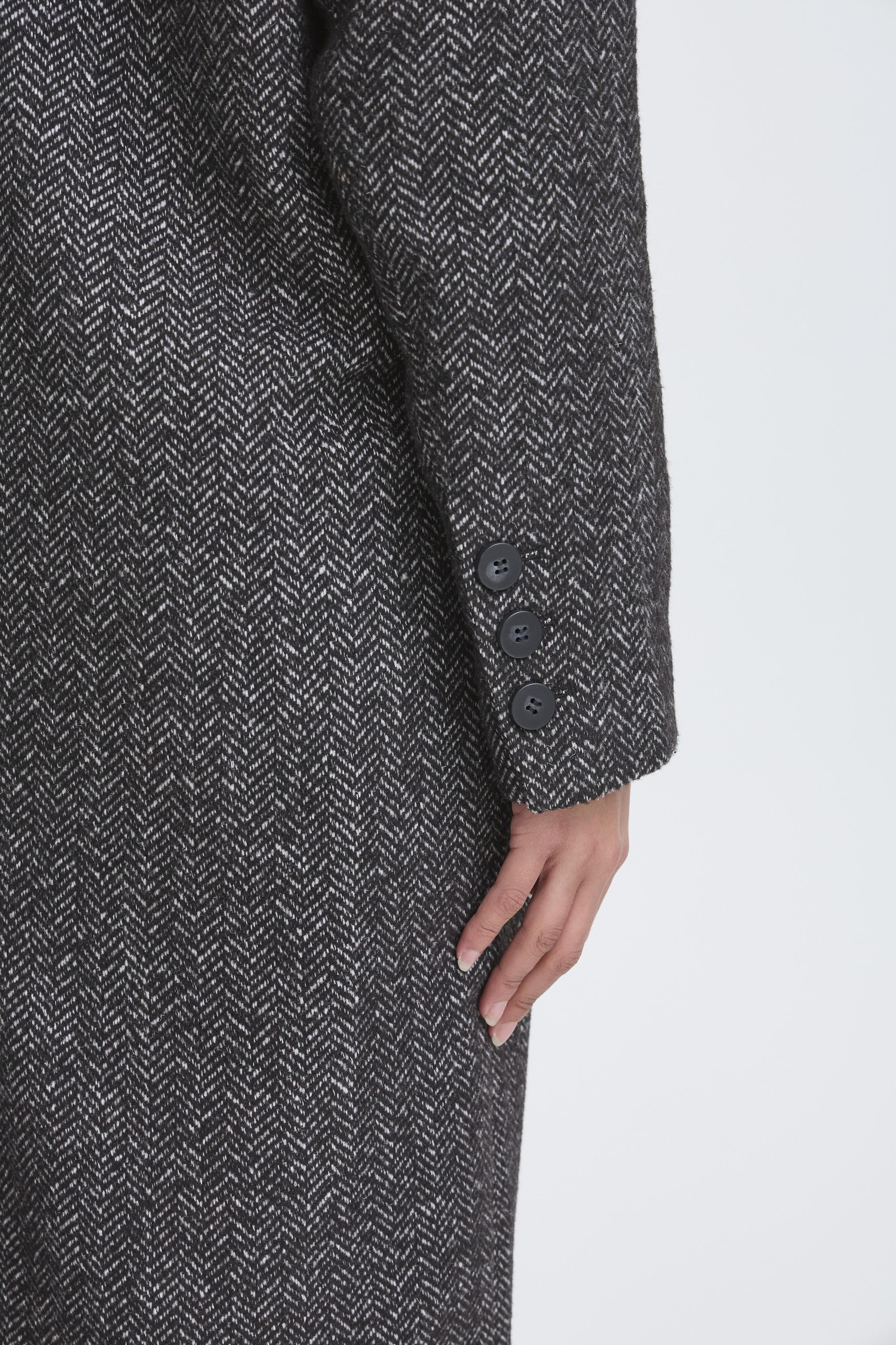 Emmalu Jacket in Black Herringbone
