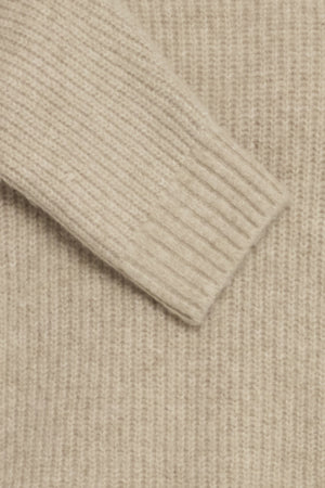 Ducie Long Sleeve Top in Oatmeal Melange