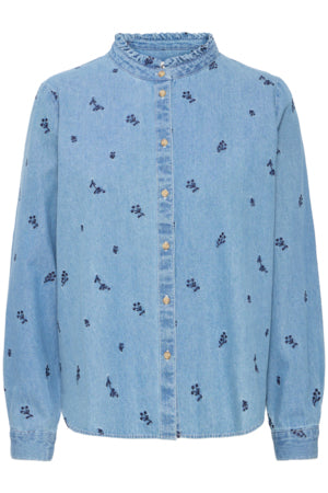 Archer Denim Shirt with Embroidery