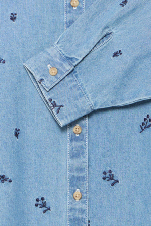 Archer Denim Shirt with Embroidery