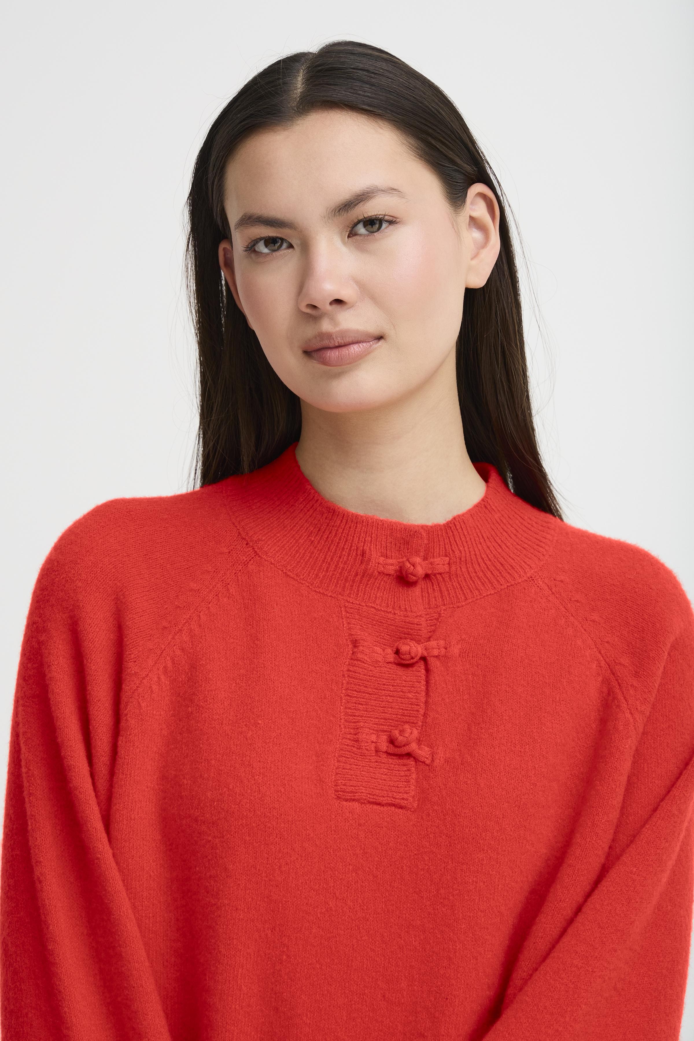 Dasila Jumper in Fiery Red