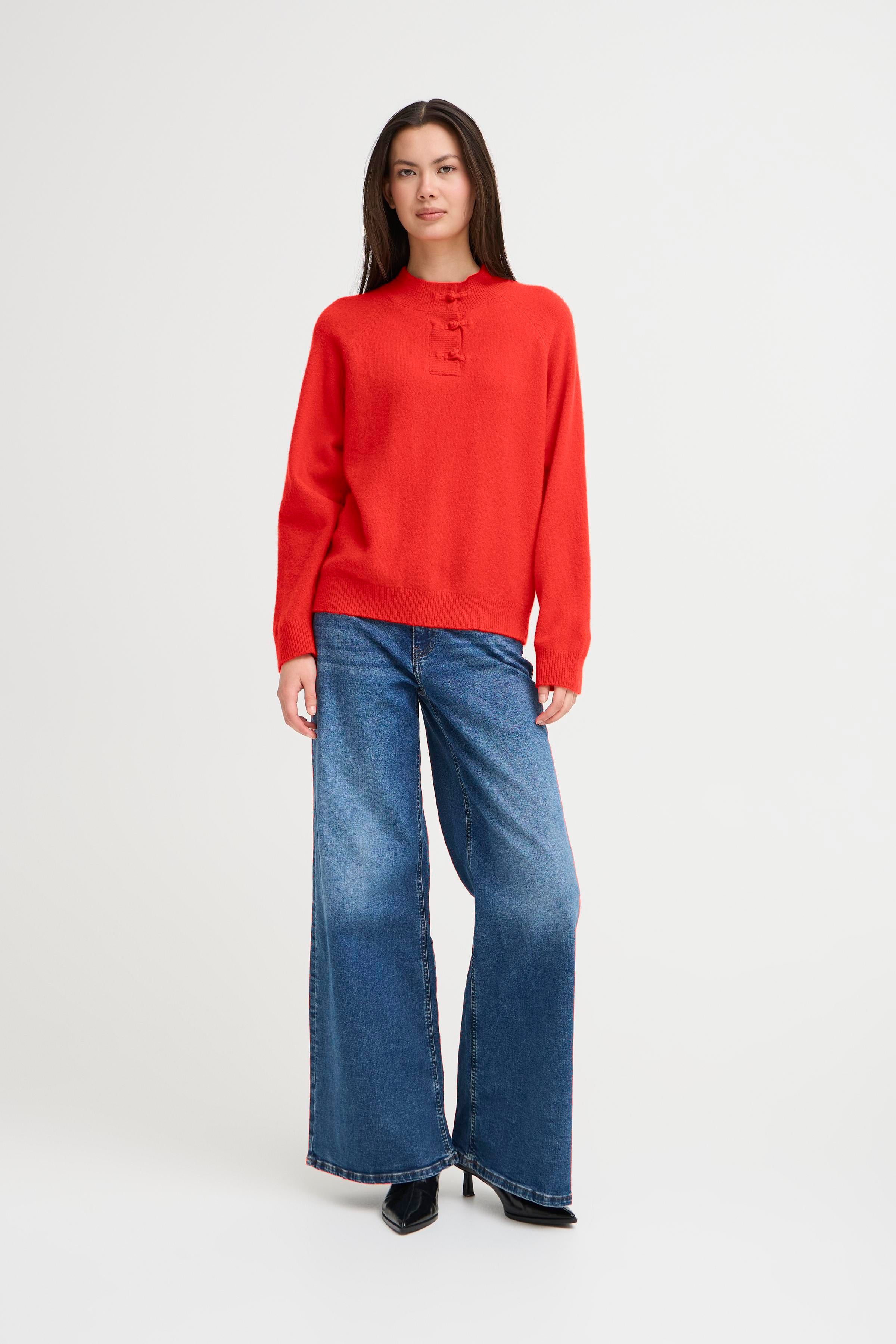 Dasila Jumper in Fiery Red