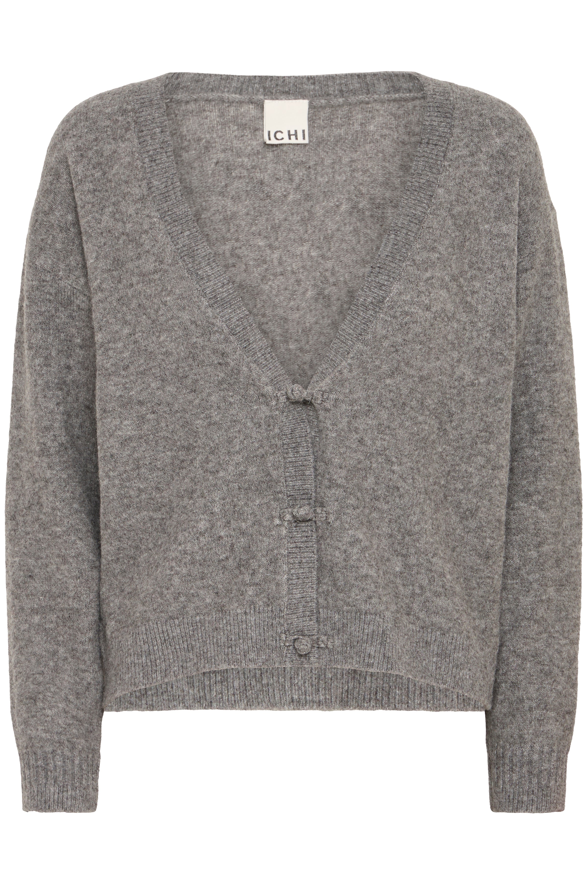 Dasila Cardigan in Dark Grey Melange