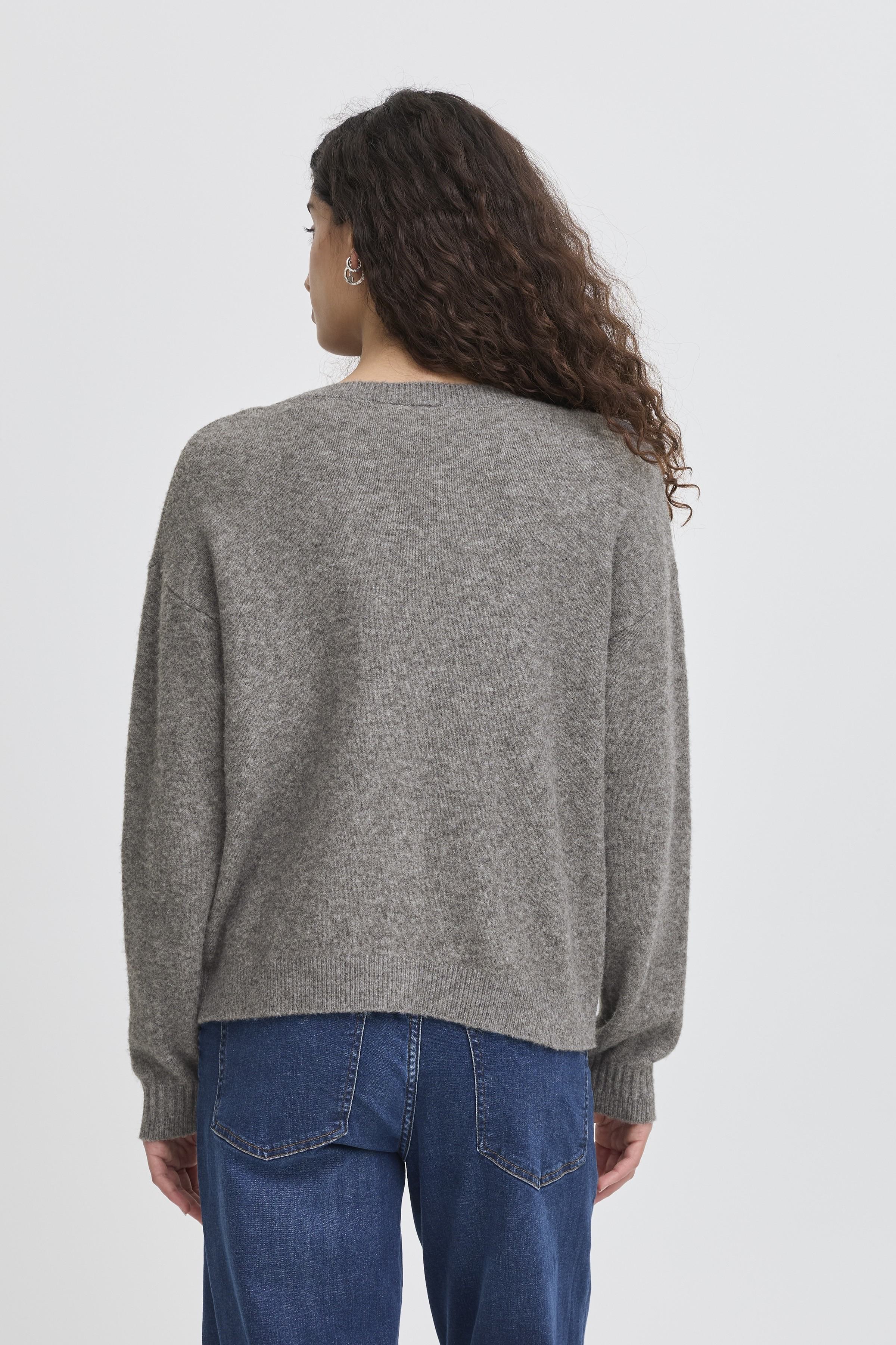 Dasila Cardigan in Dark Grey Melange