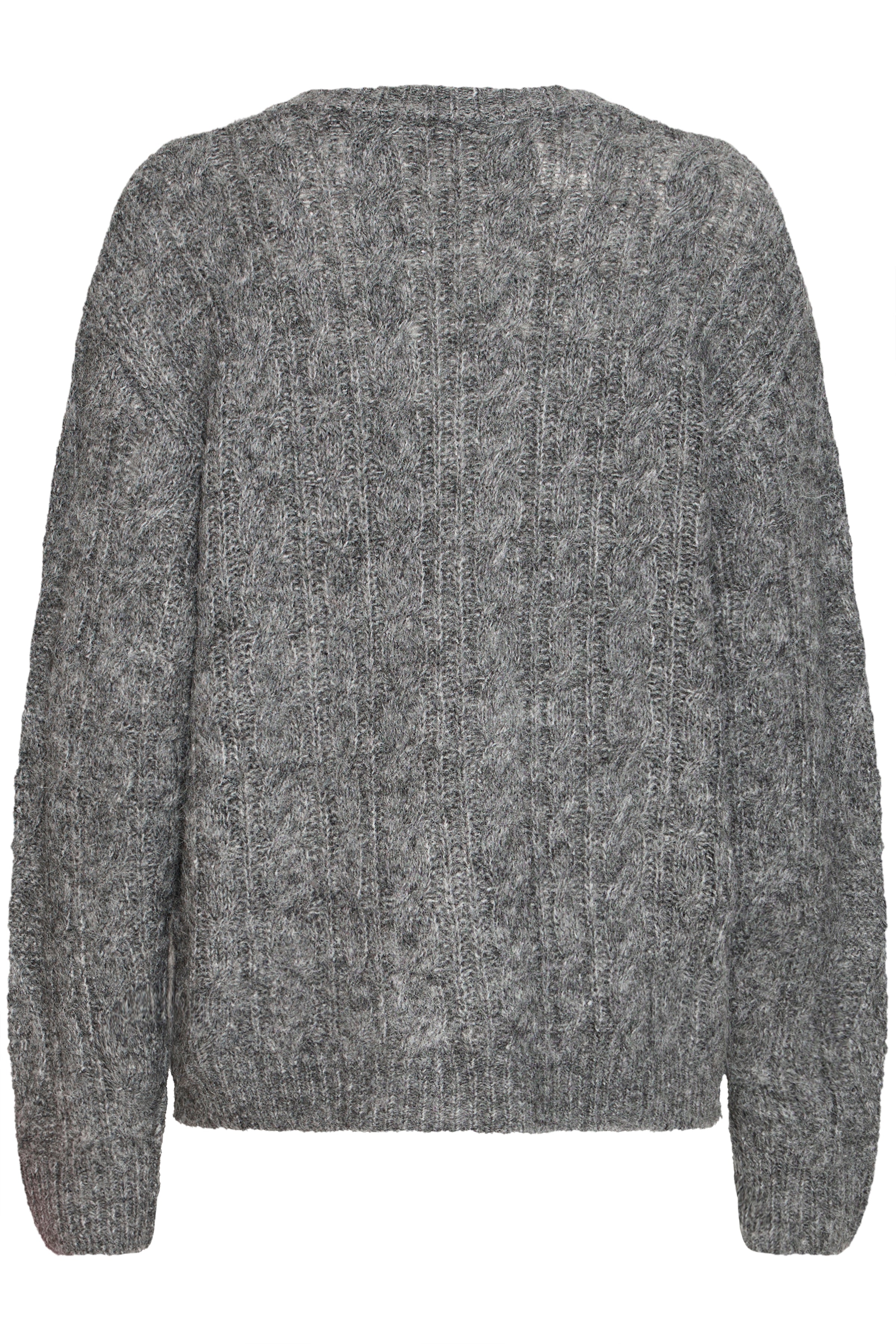 Belablue Top In Dark Grey Melange