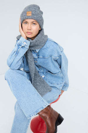 Lira Hat in Dark Grey Melange