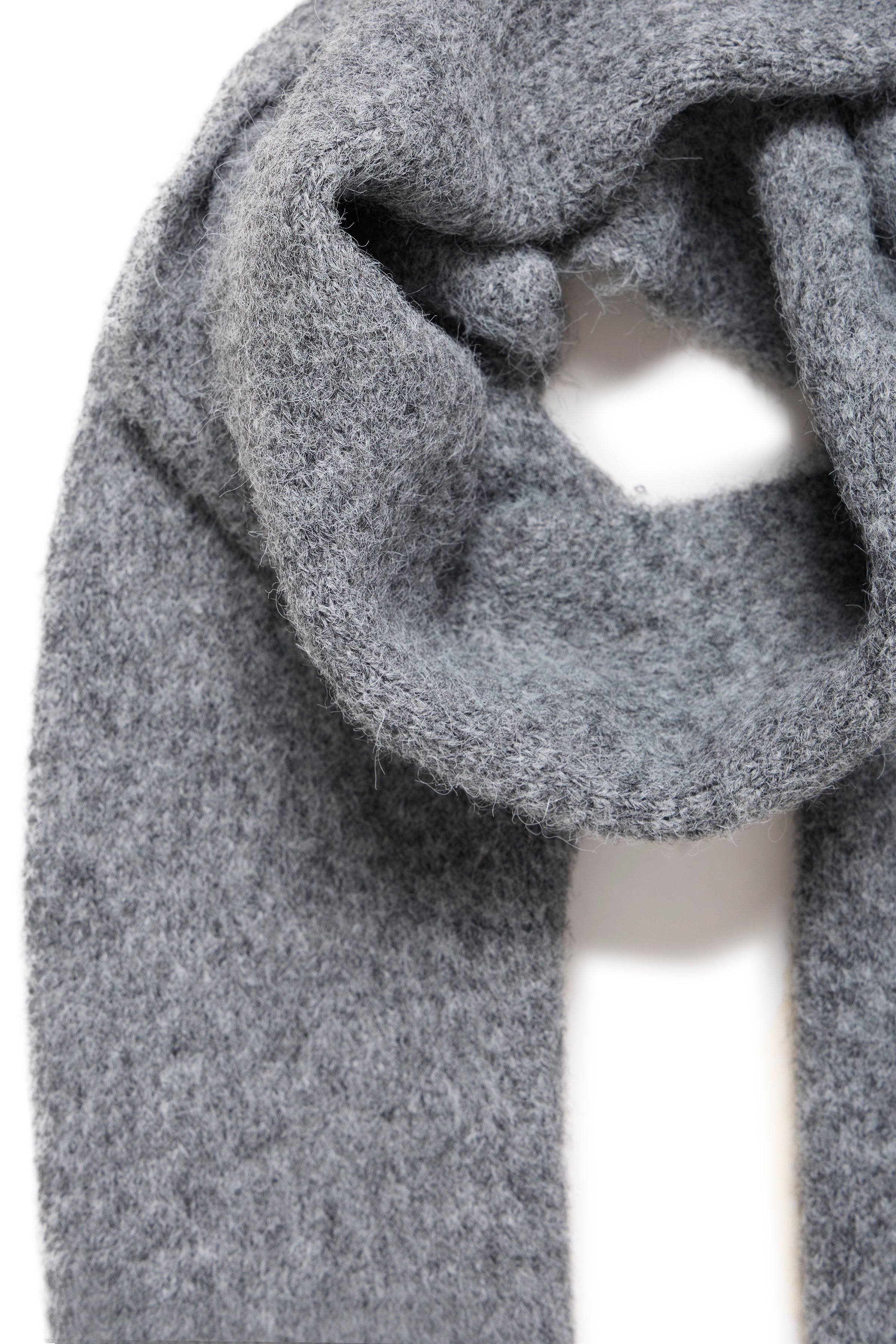 Lira Scarf in Dark Grey Melange
