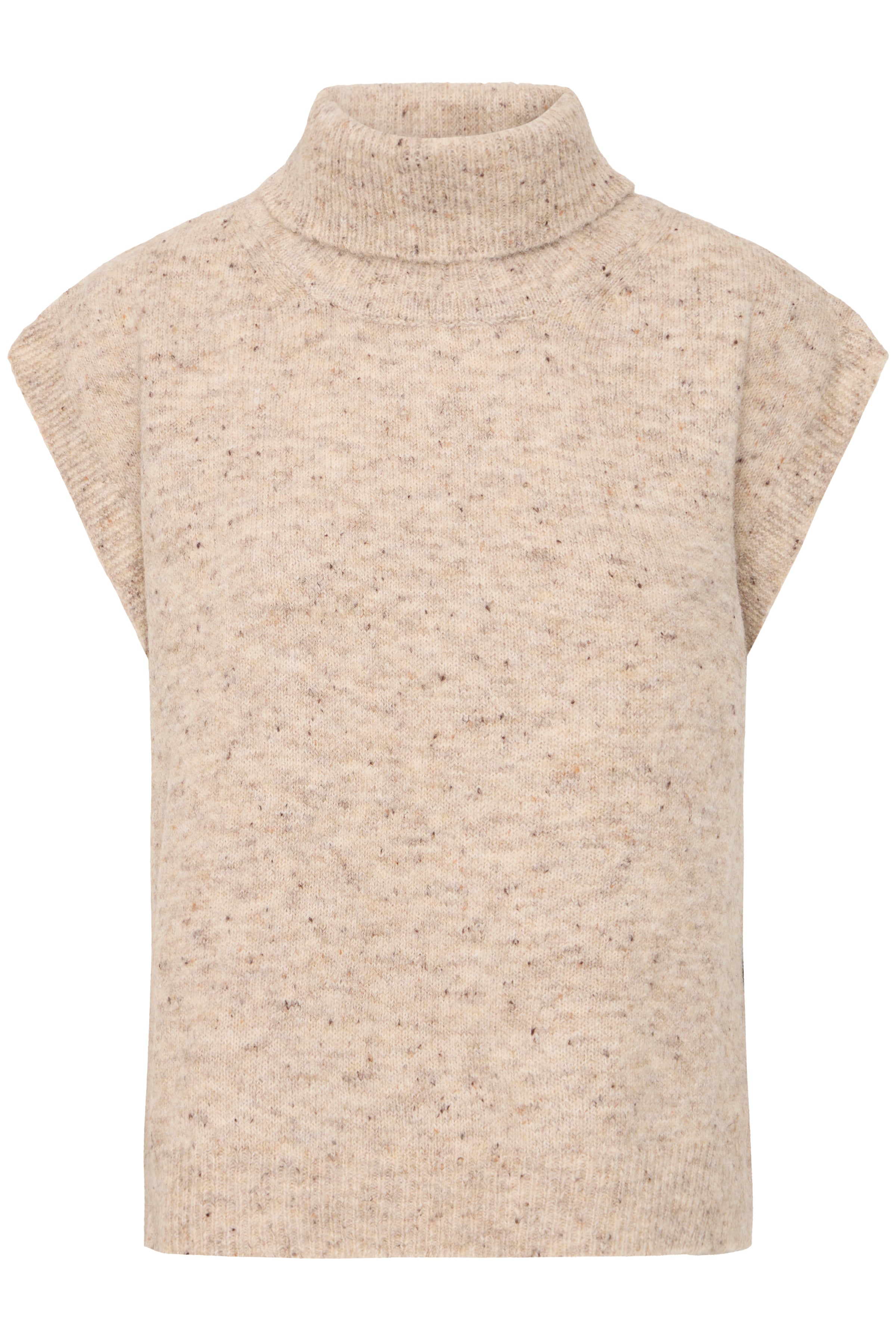 Lotus Sweater-Vest in Travertine Melange
