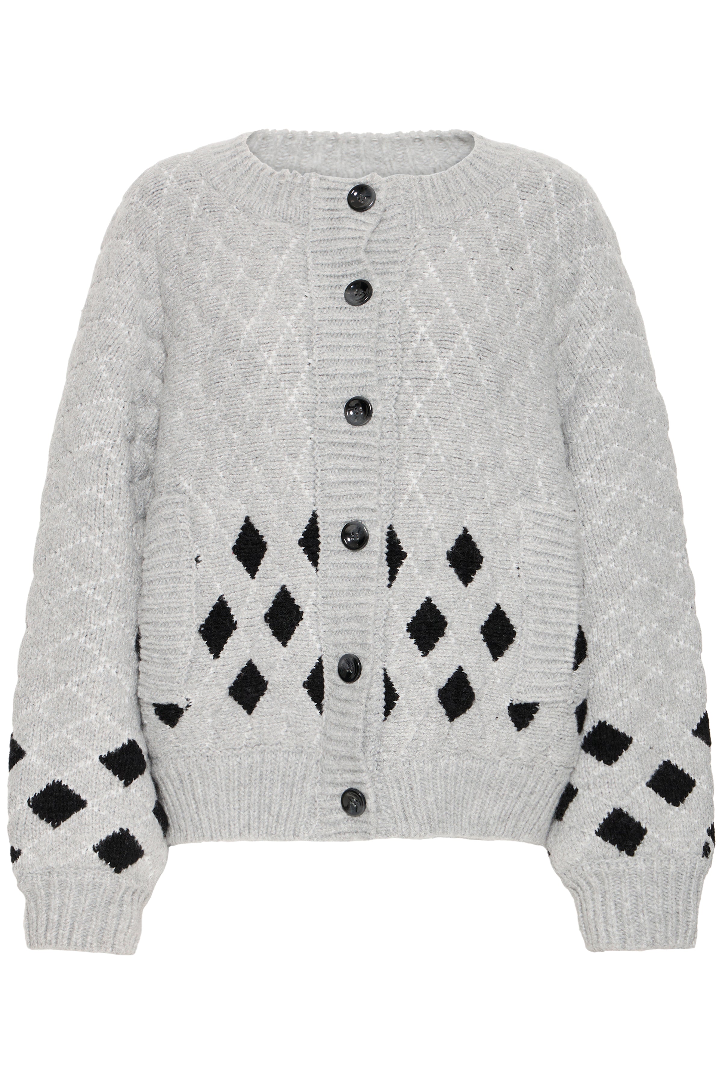 Cortana Cardigan in Grey Melange