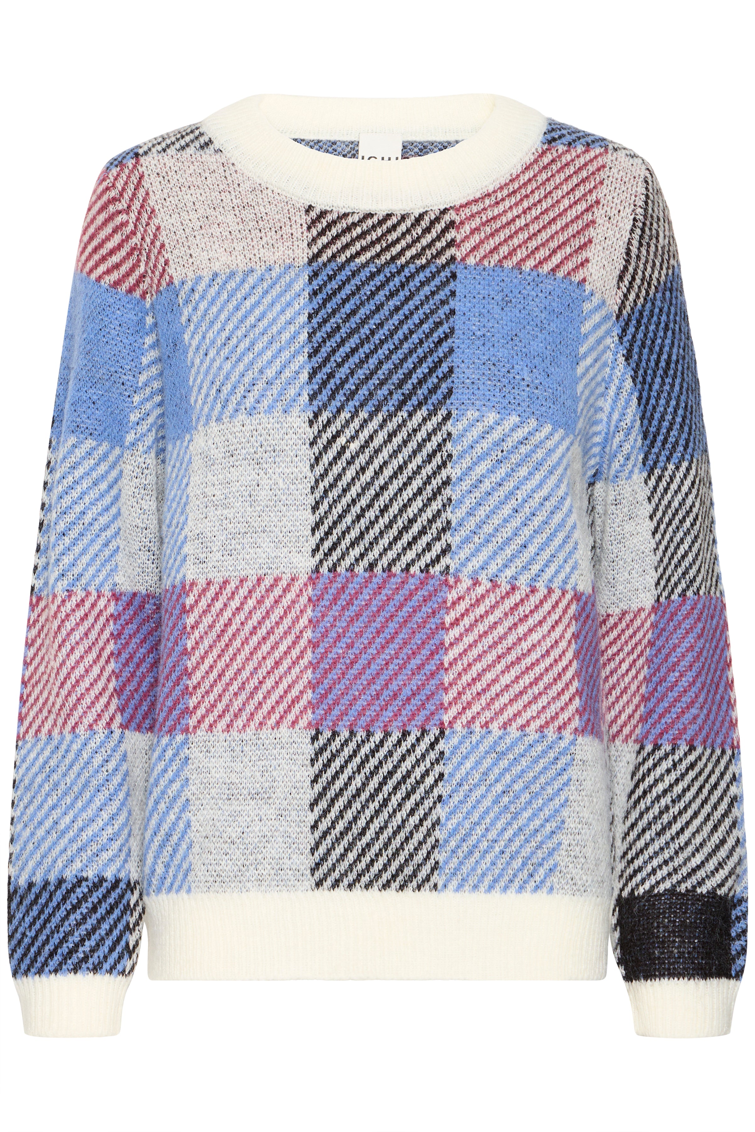 Mecks Jumper in Blue Check