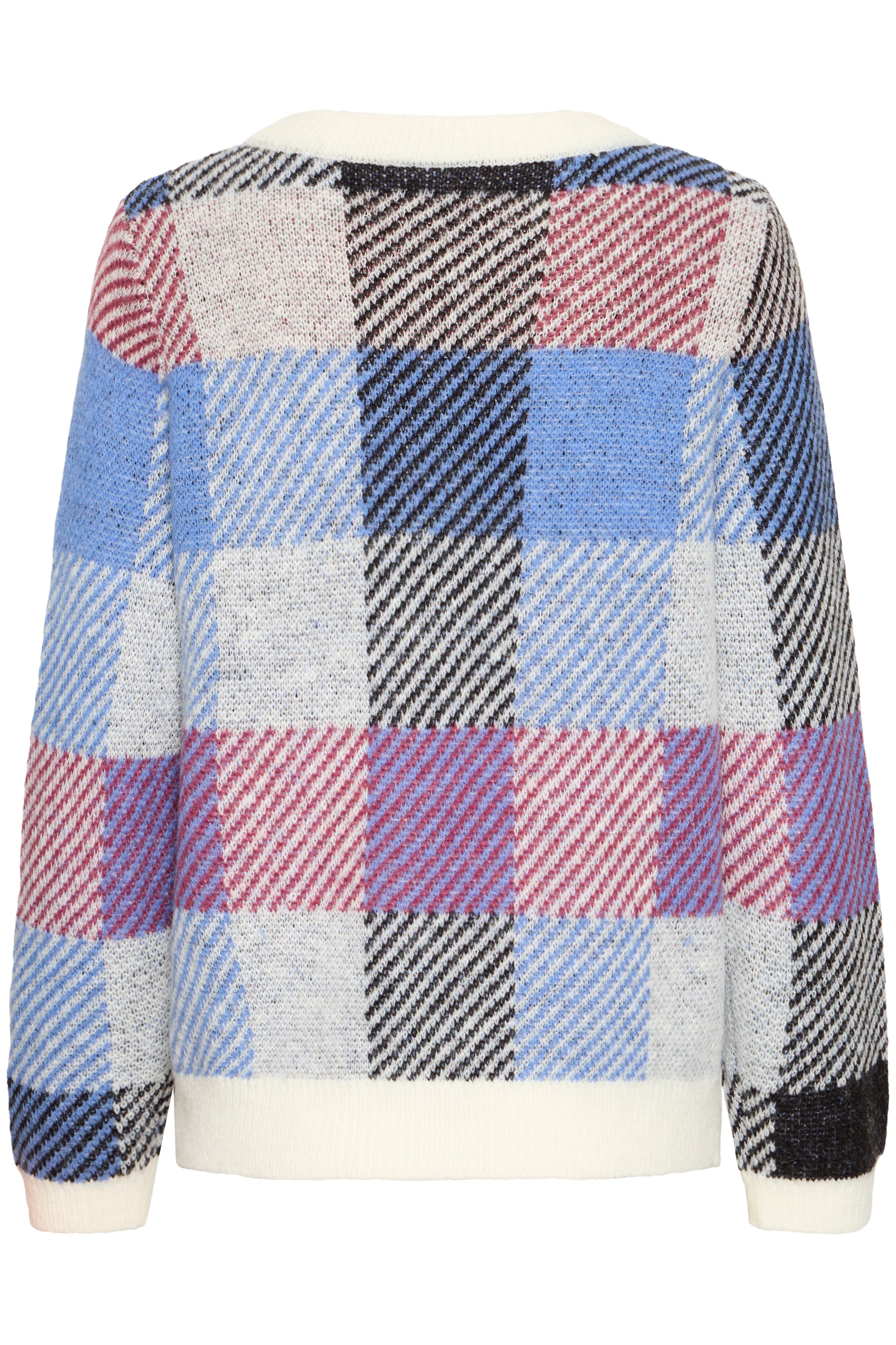 Mecks Jumper in Blue Check
