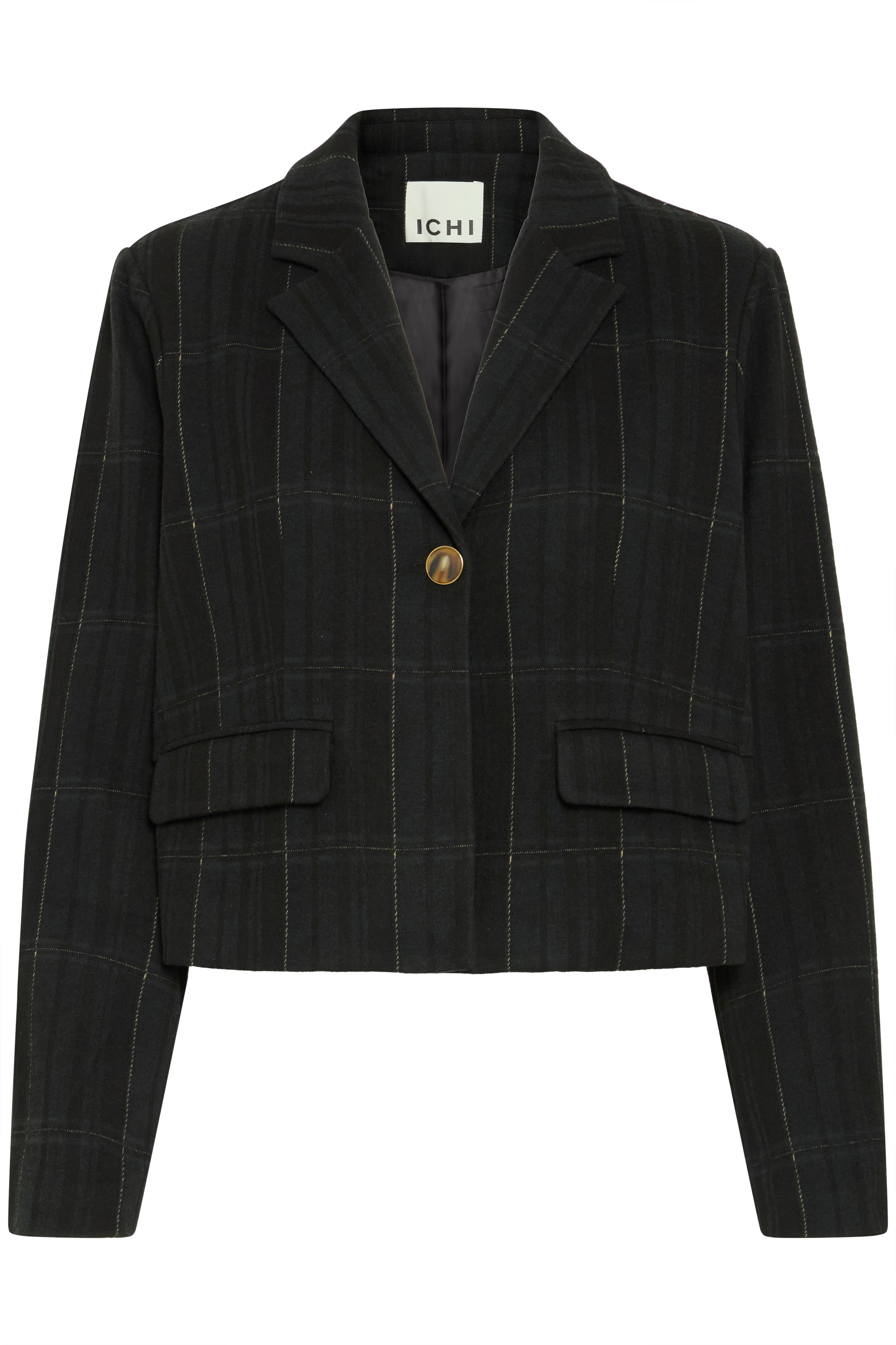 Kate Woolley Blazer in Black/Green