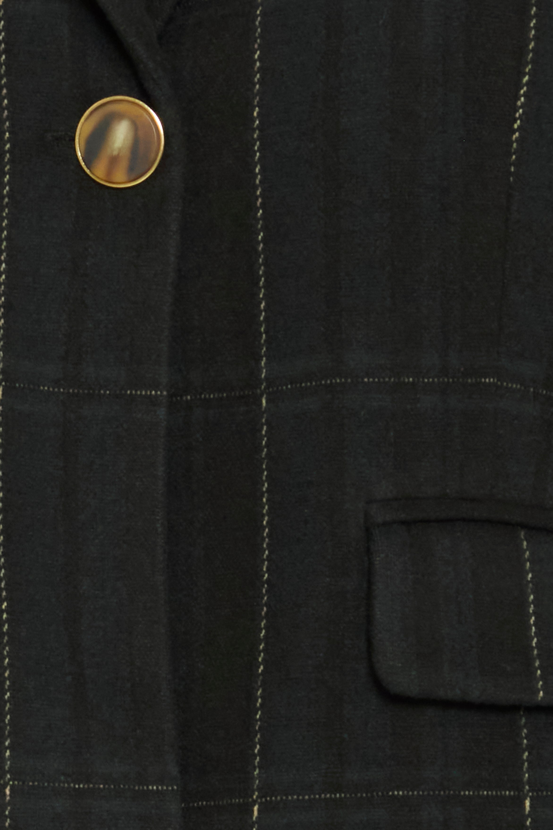 Kate Woolley Trousers in Black/Green