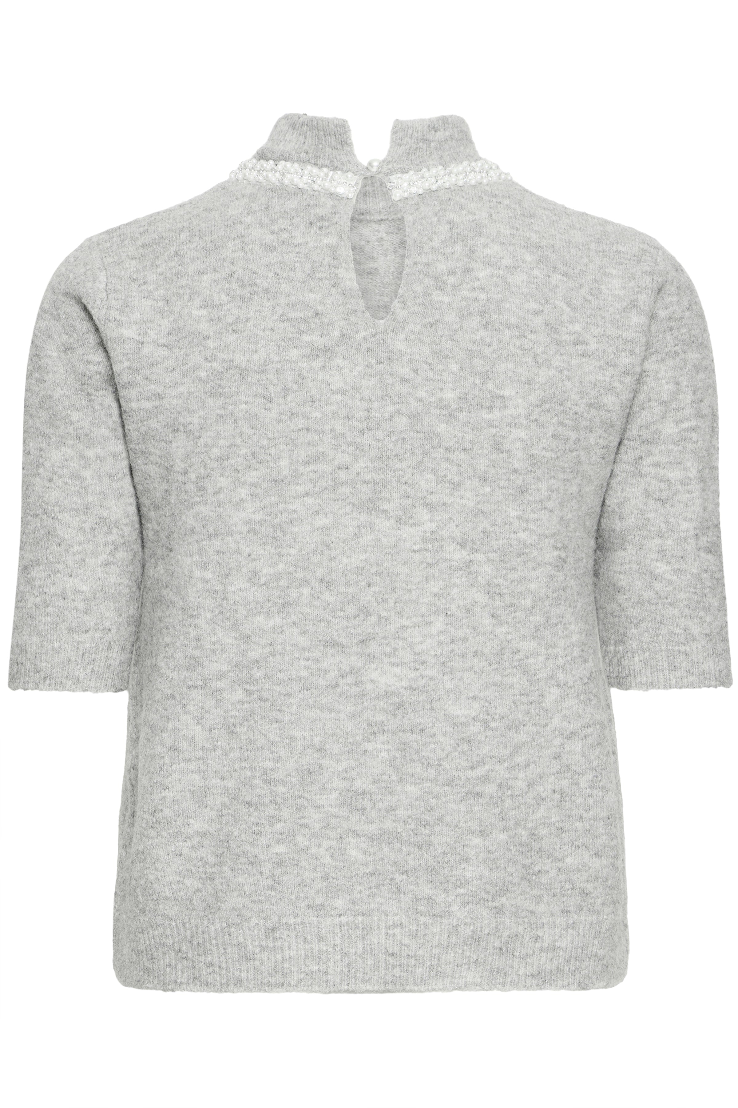 Macon Short Sleeved Top in Grey