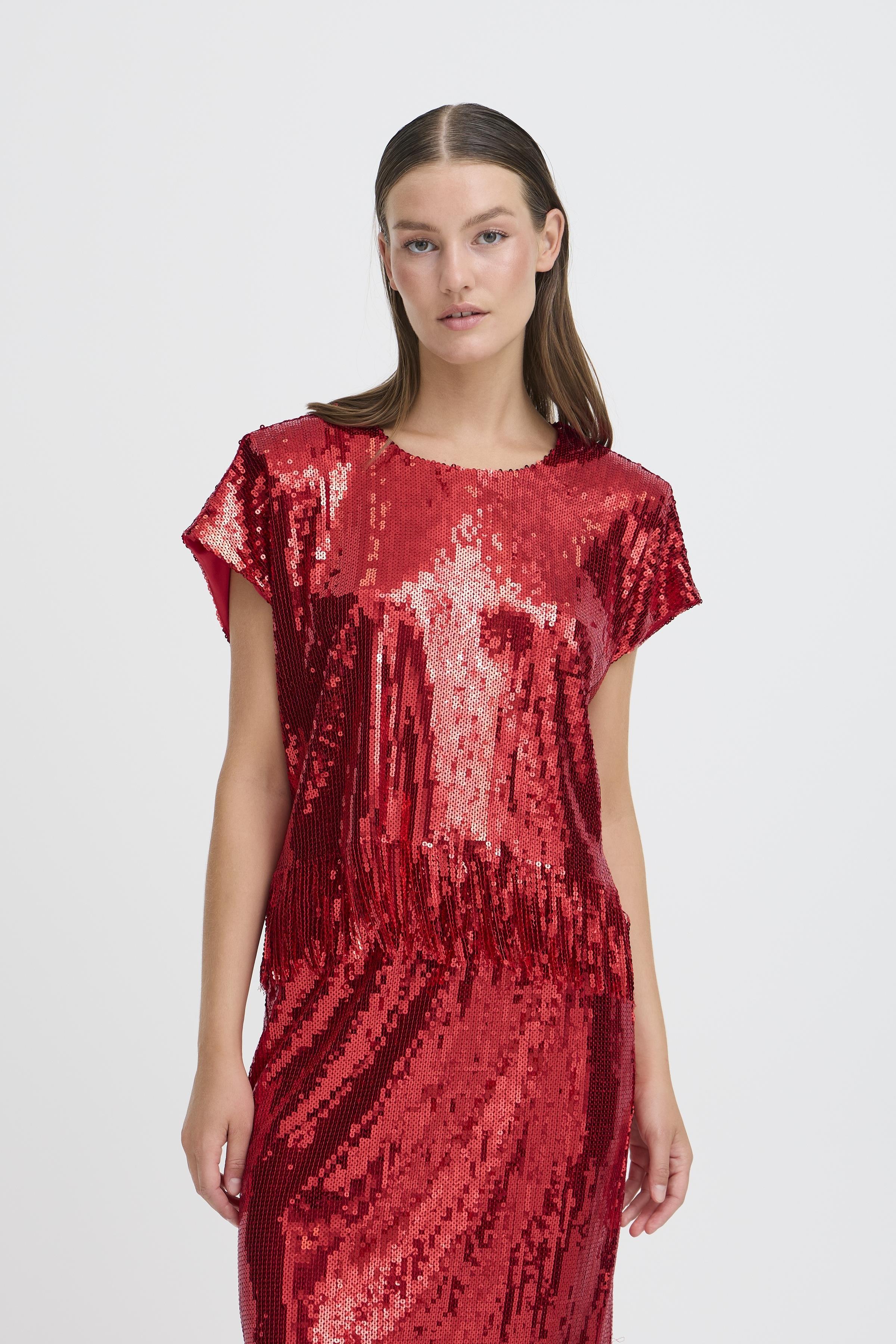 Mollia Top in Racing Red