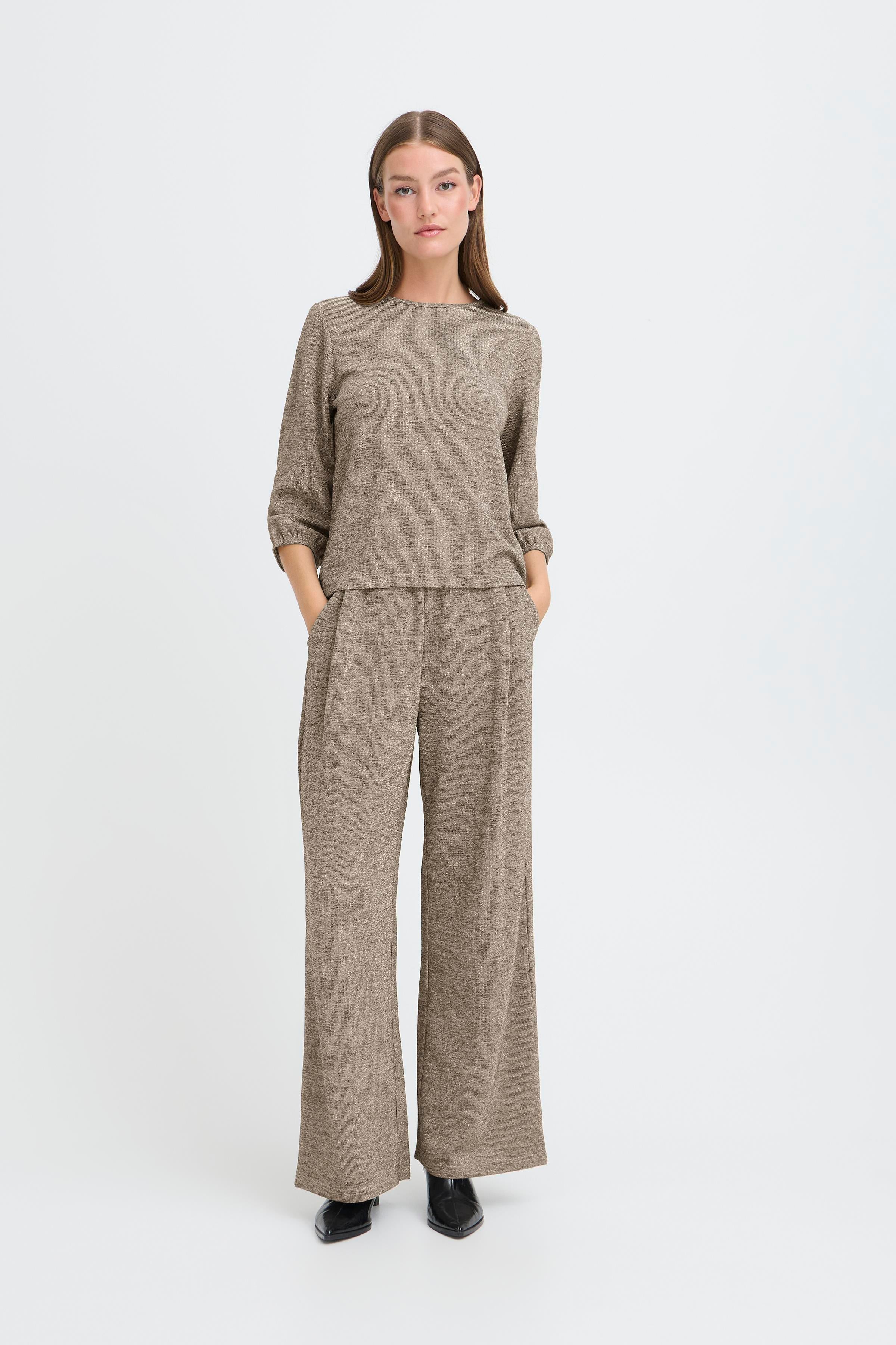Danice Trouser in Silver Mink