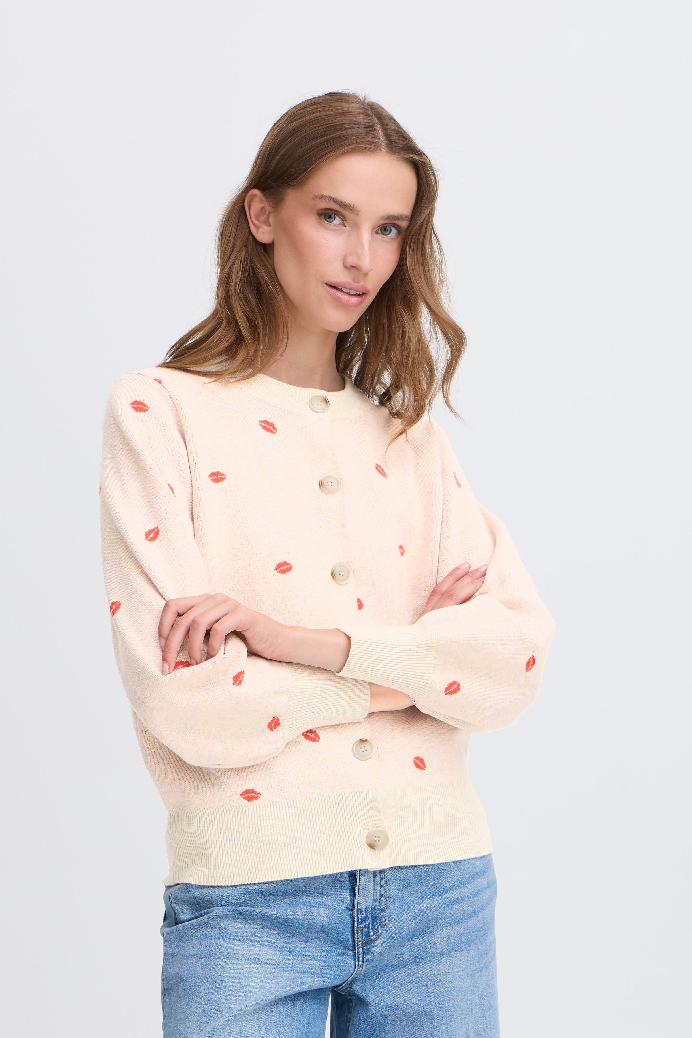Brielle Cardigan in Oatmeal Melange