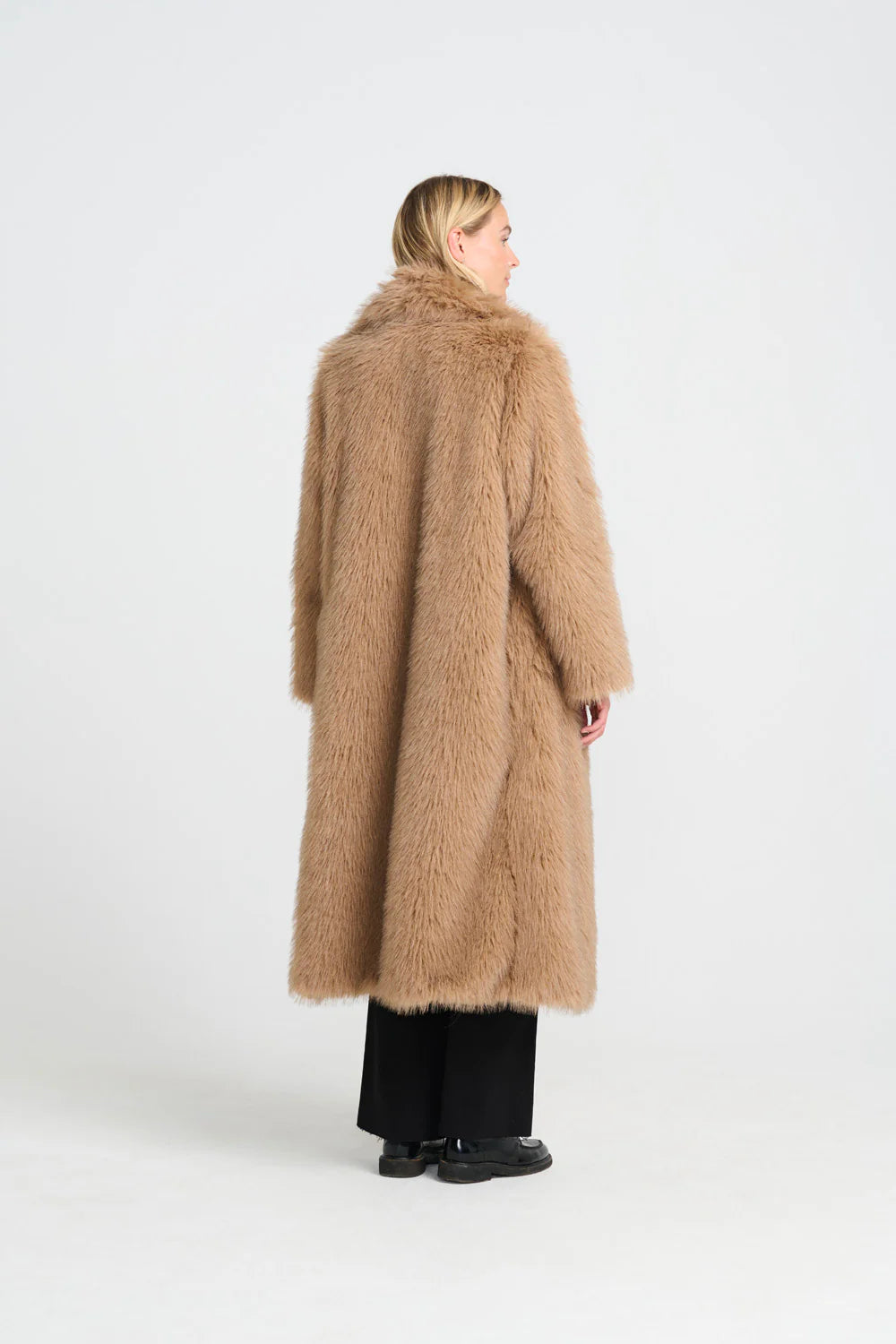 Monroe Coat in Camel