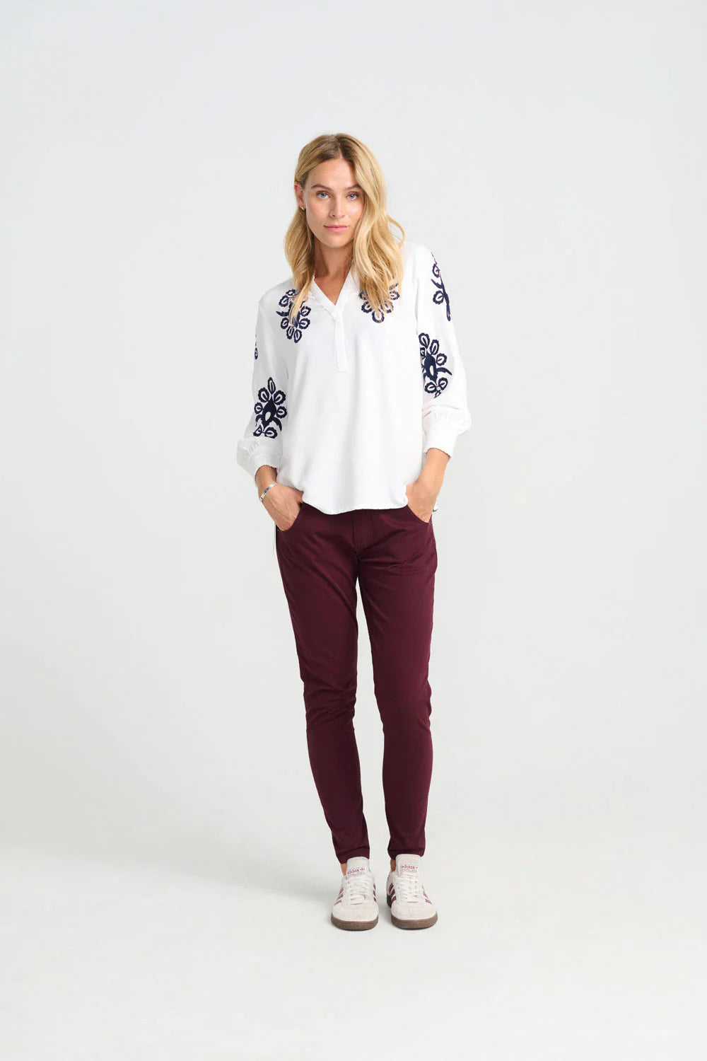 Clooney Shirt in Midnight Embo