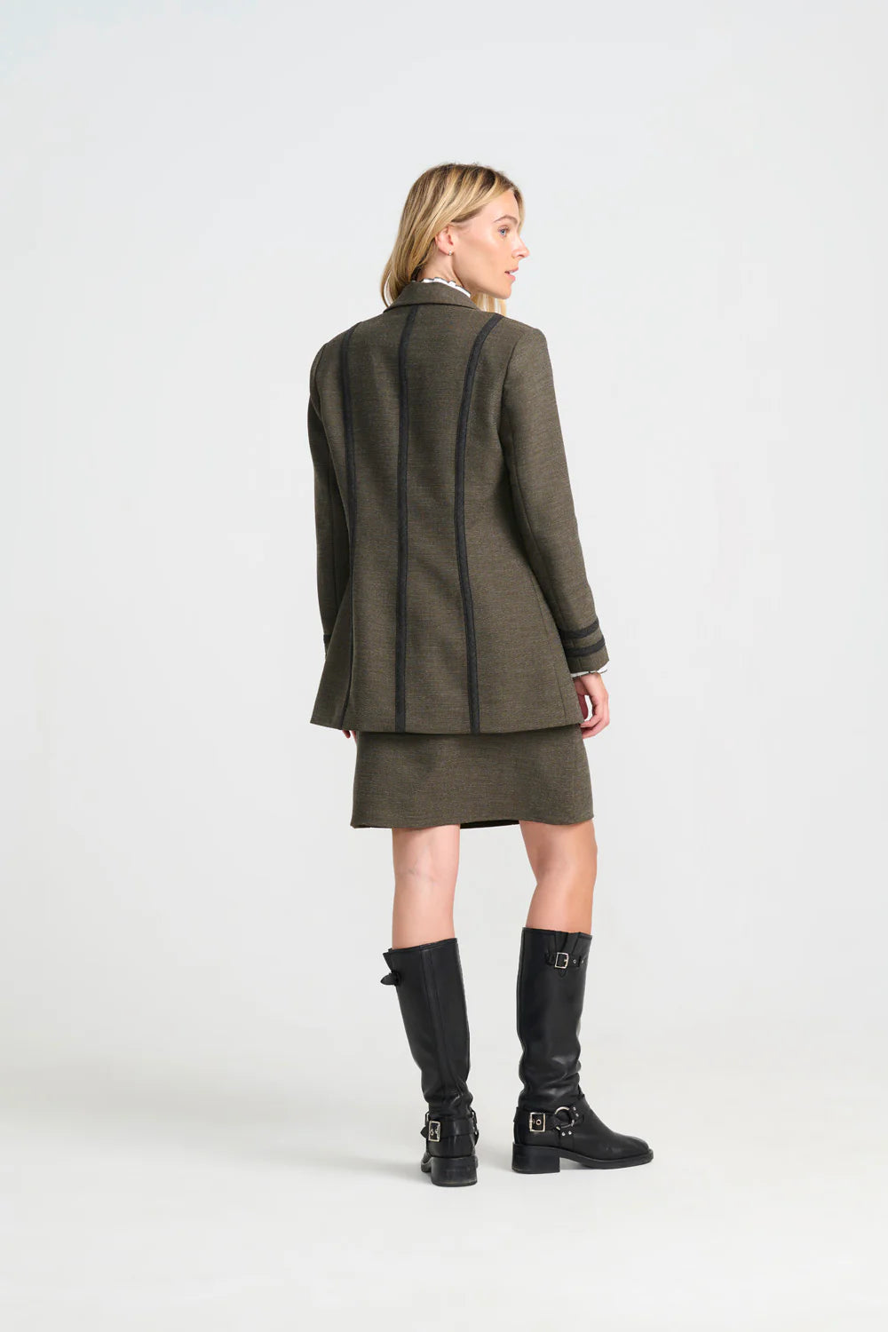 Rosling Skirt in Army/Grey