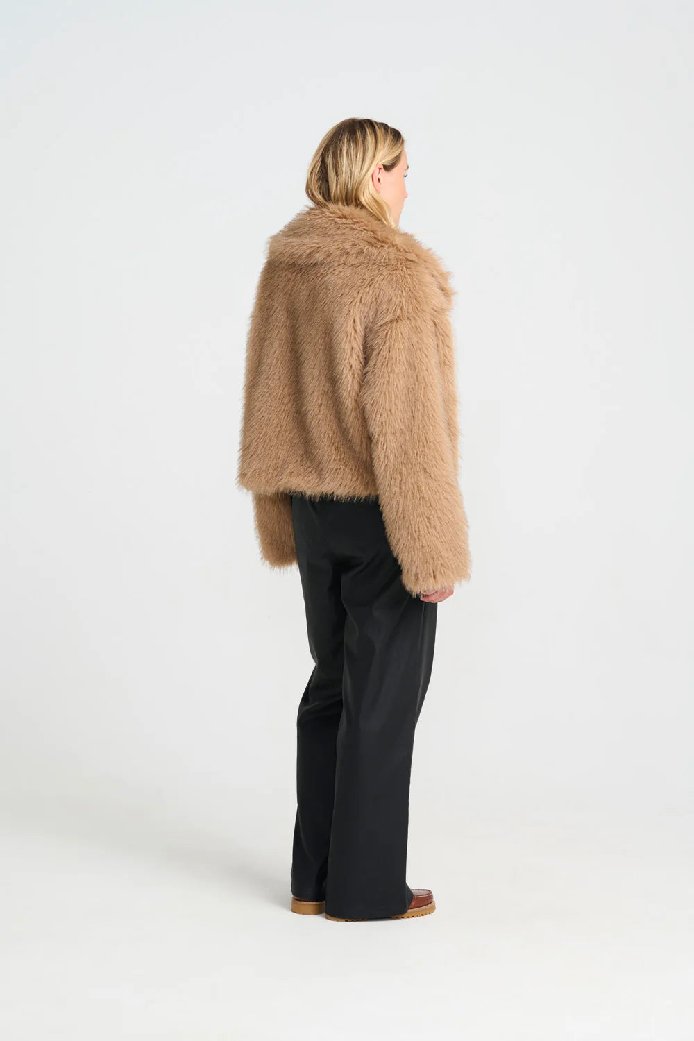 Monroe Short Jacket in Camel