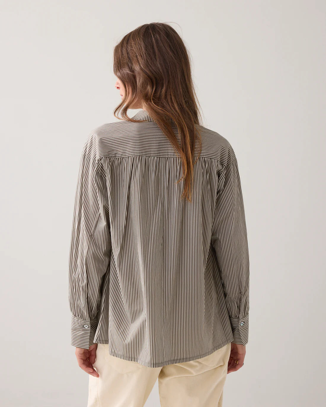 Stripe Top in Dark Camo