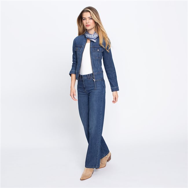 Denim Jacket in Blue Denim