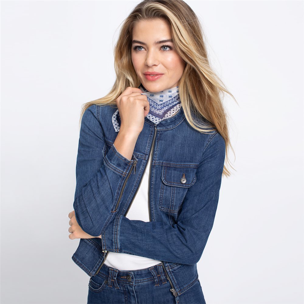 Denim Jacket in Blue Denim