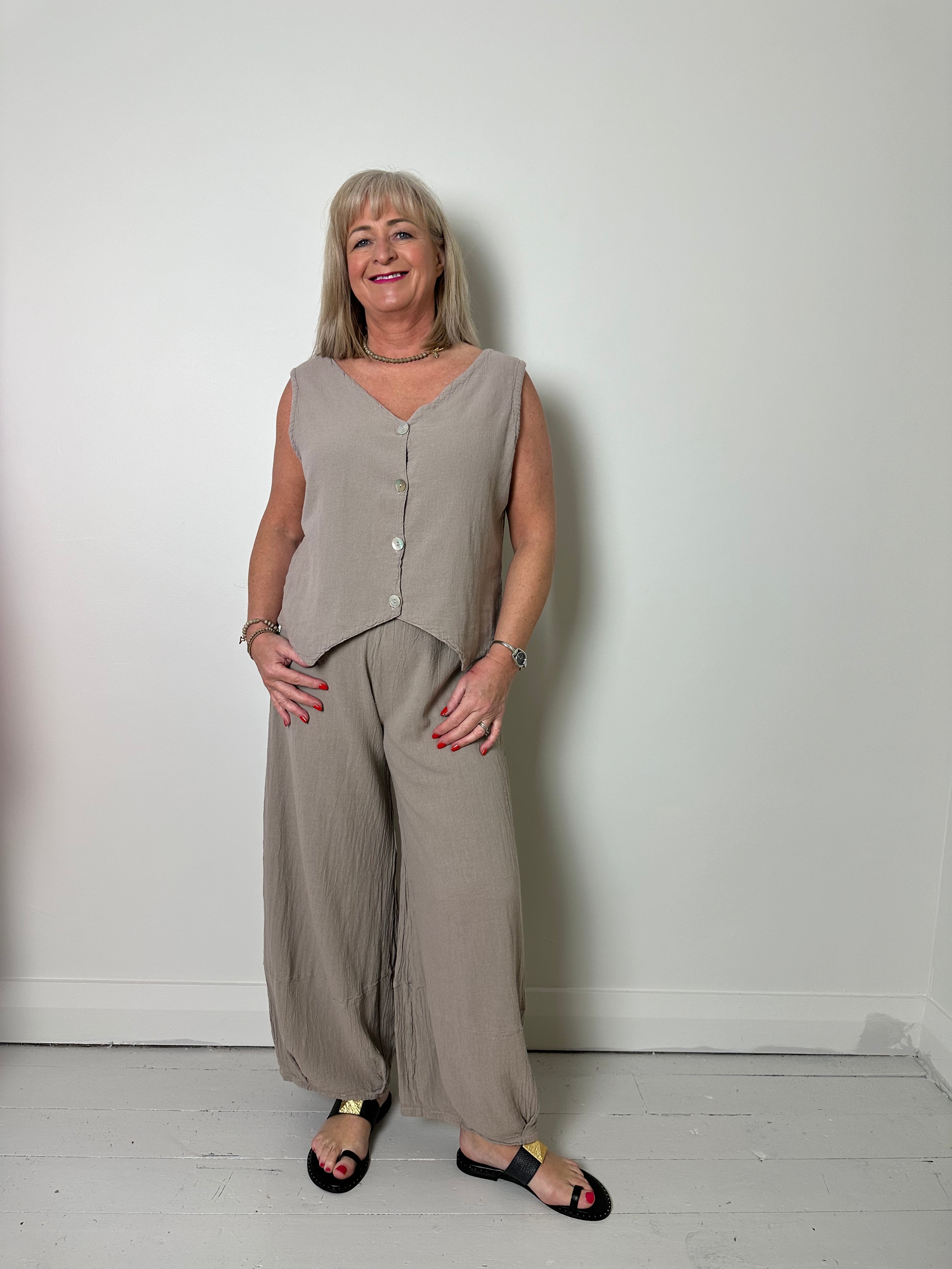 Savannah Trousers in Taupe