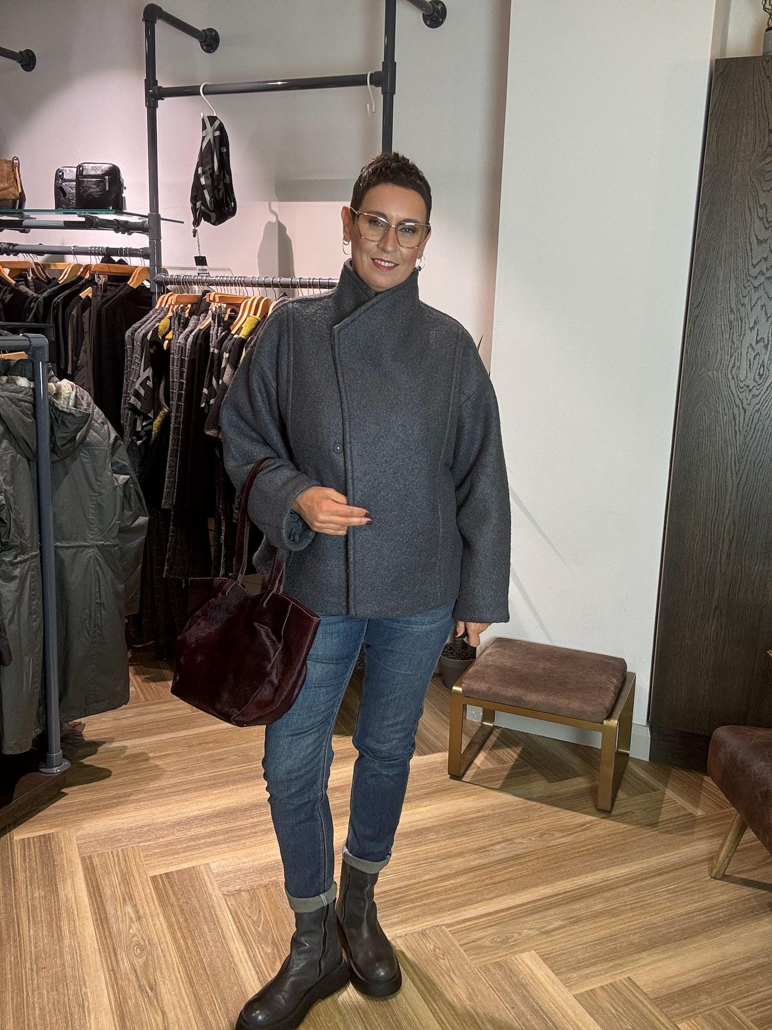 Stipa Jacket in Grey