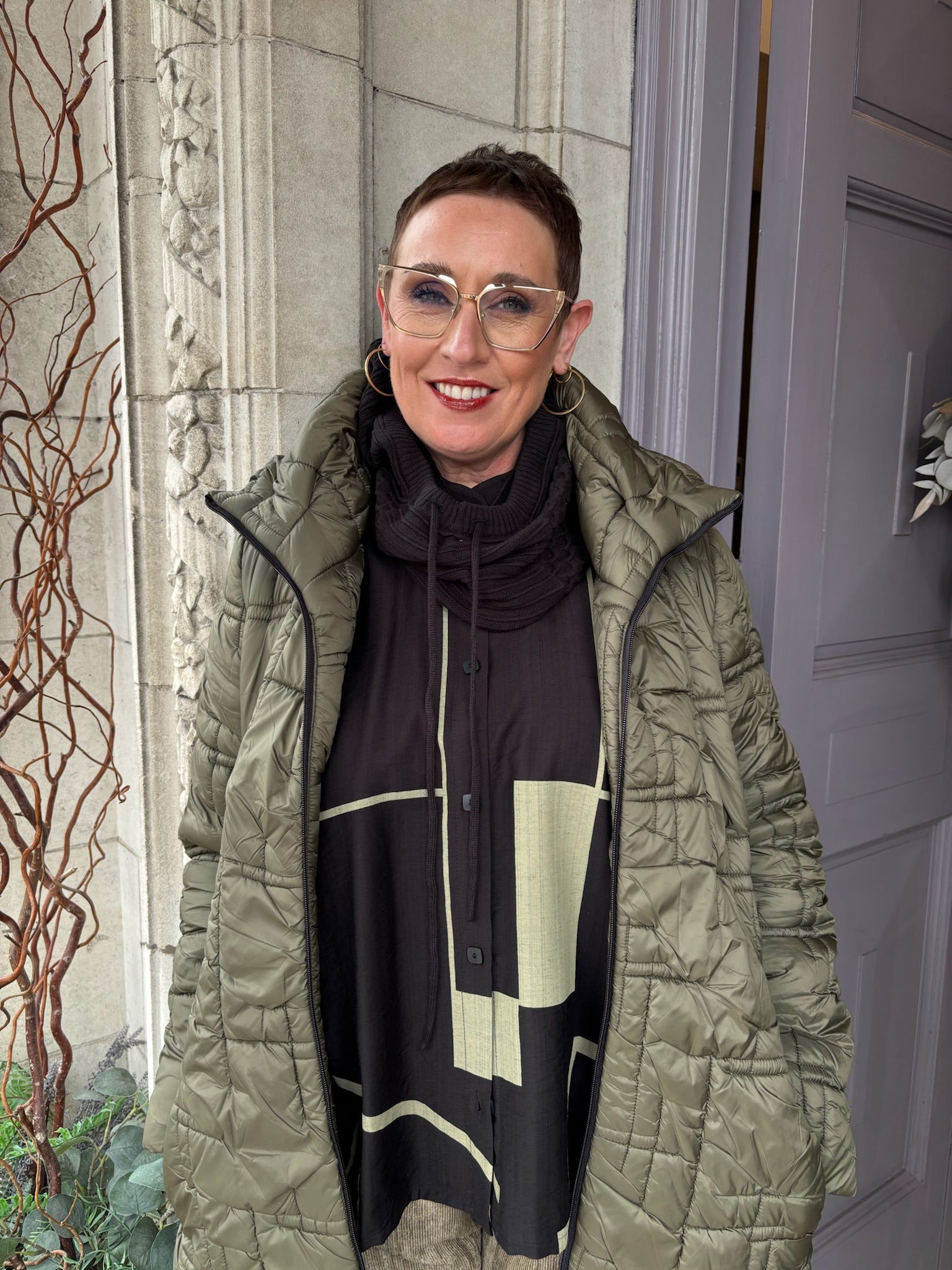 Leonore Coat in Green
