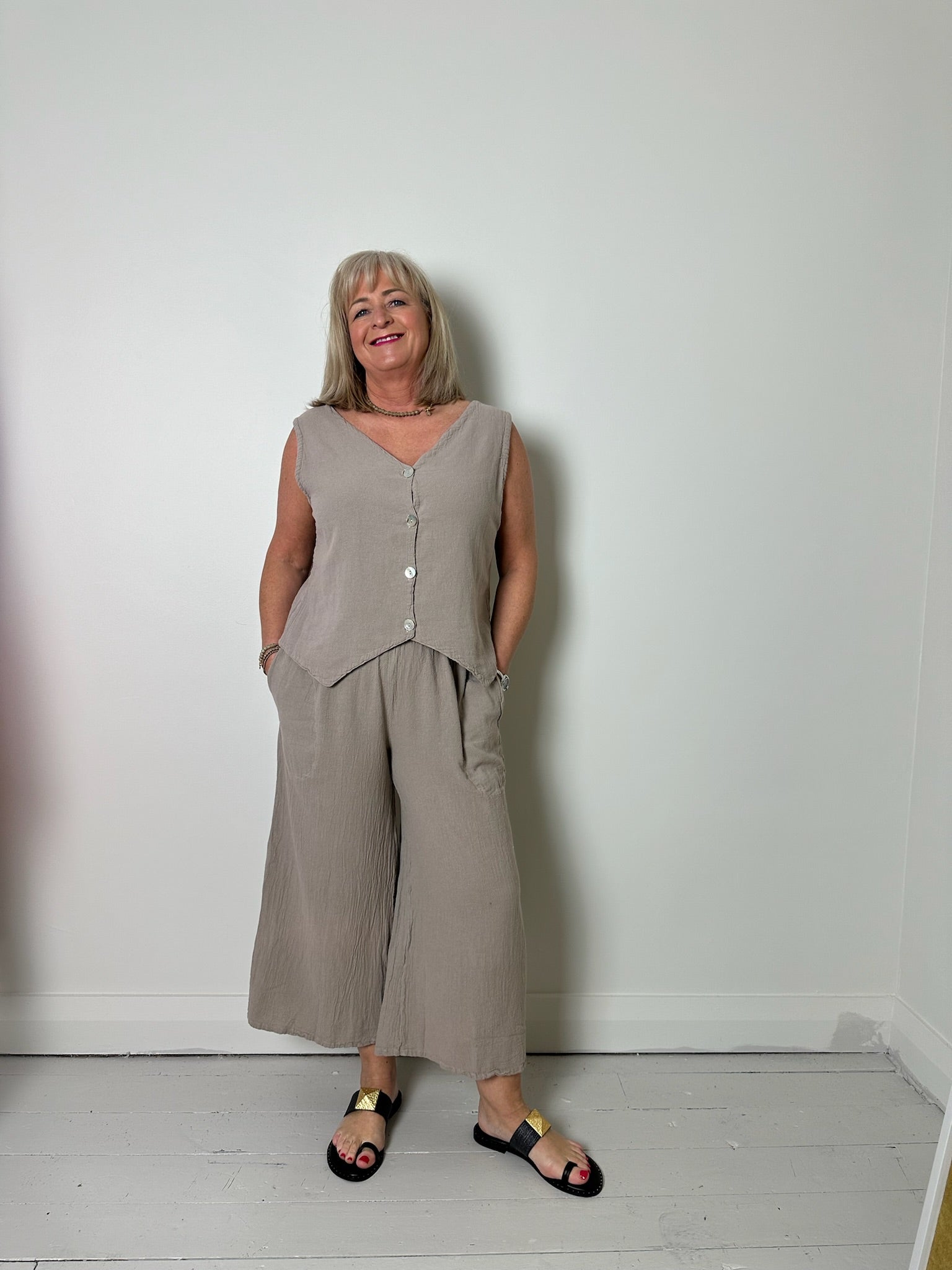 Bea Trouser in Taupe