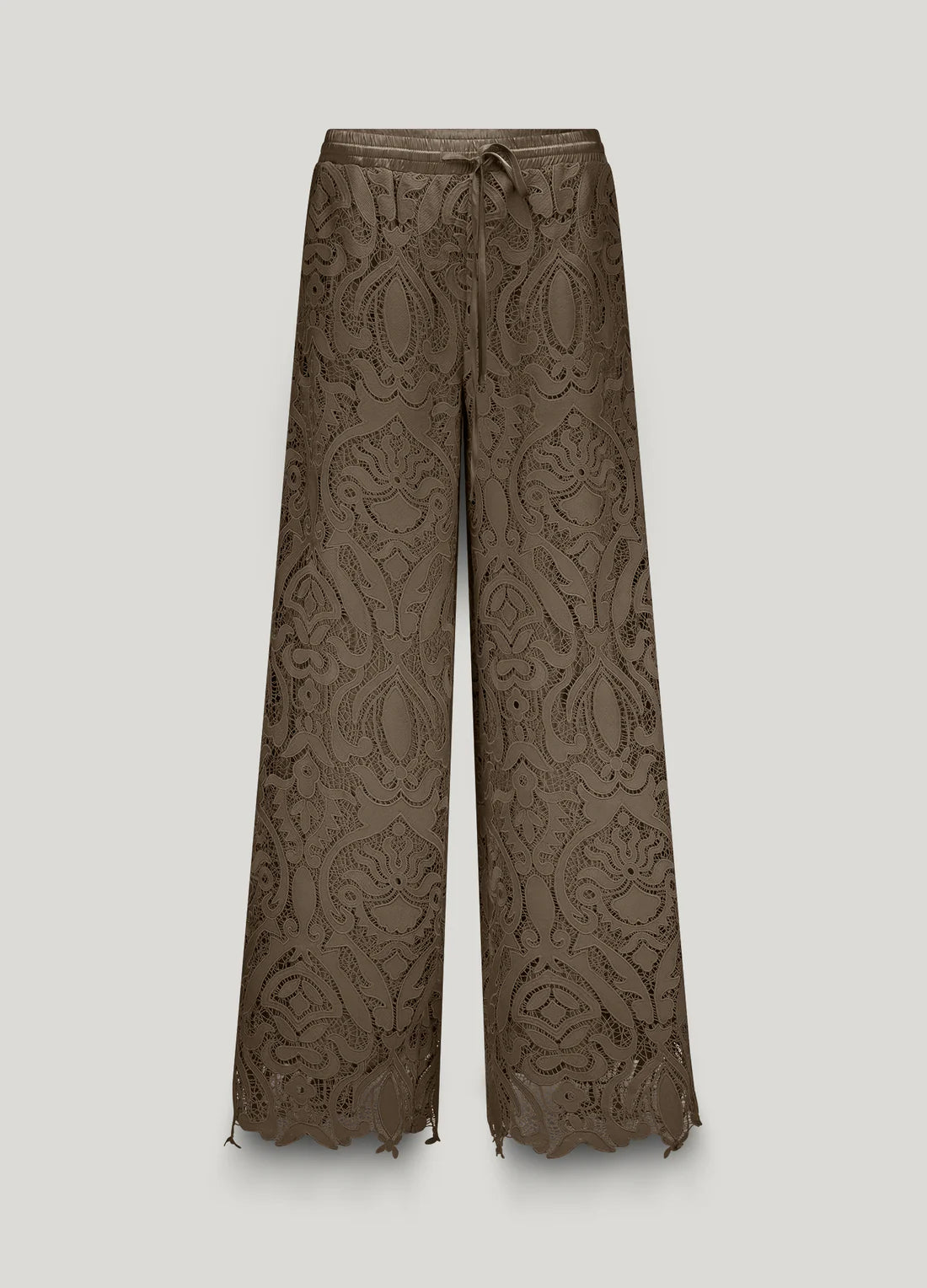 Lace Trousers in Dark Camo
