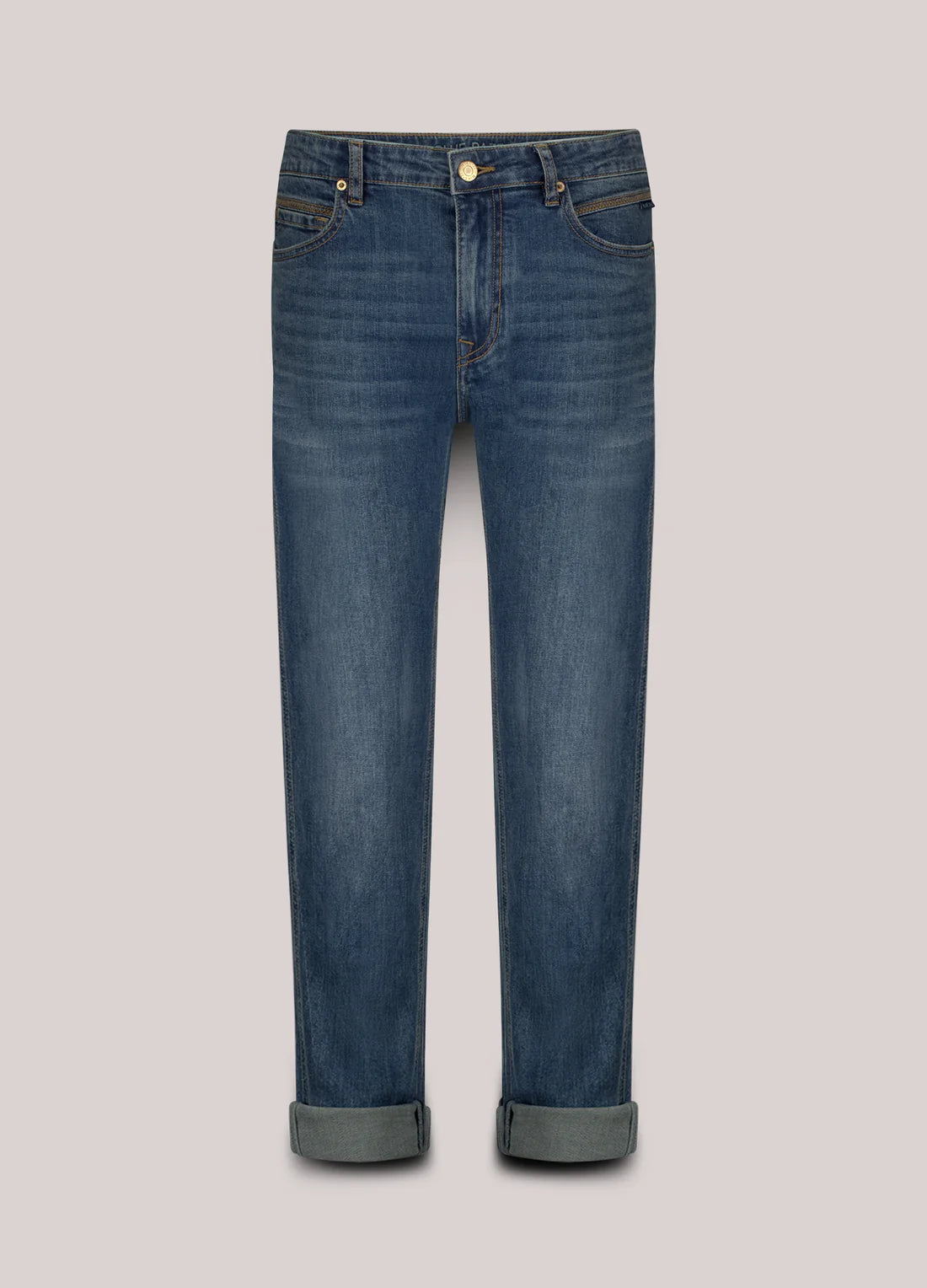 Soft Stretch Tapered Jean in Blue
