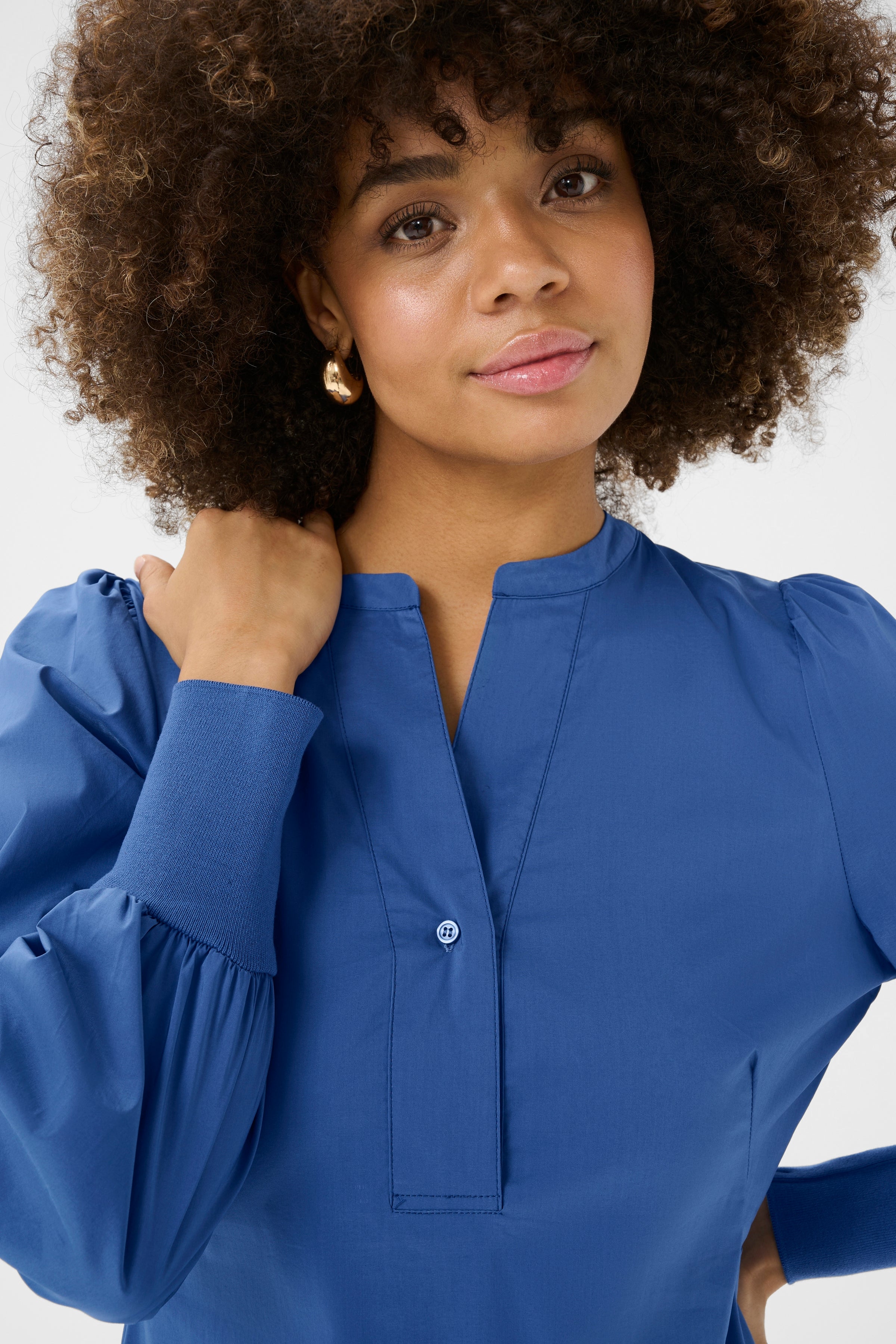 Antionett Rib Dress in Bijou Blue