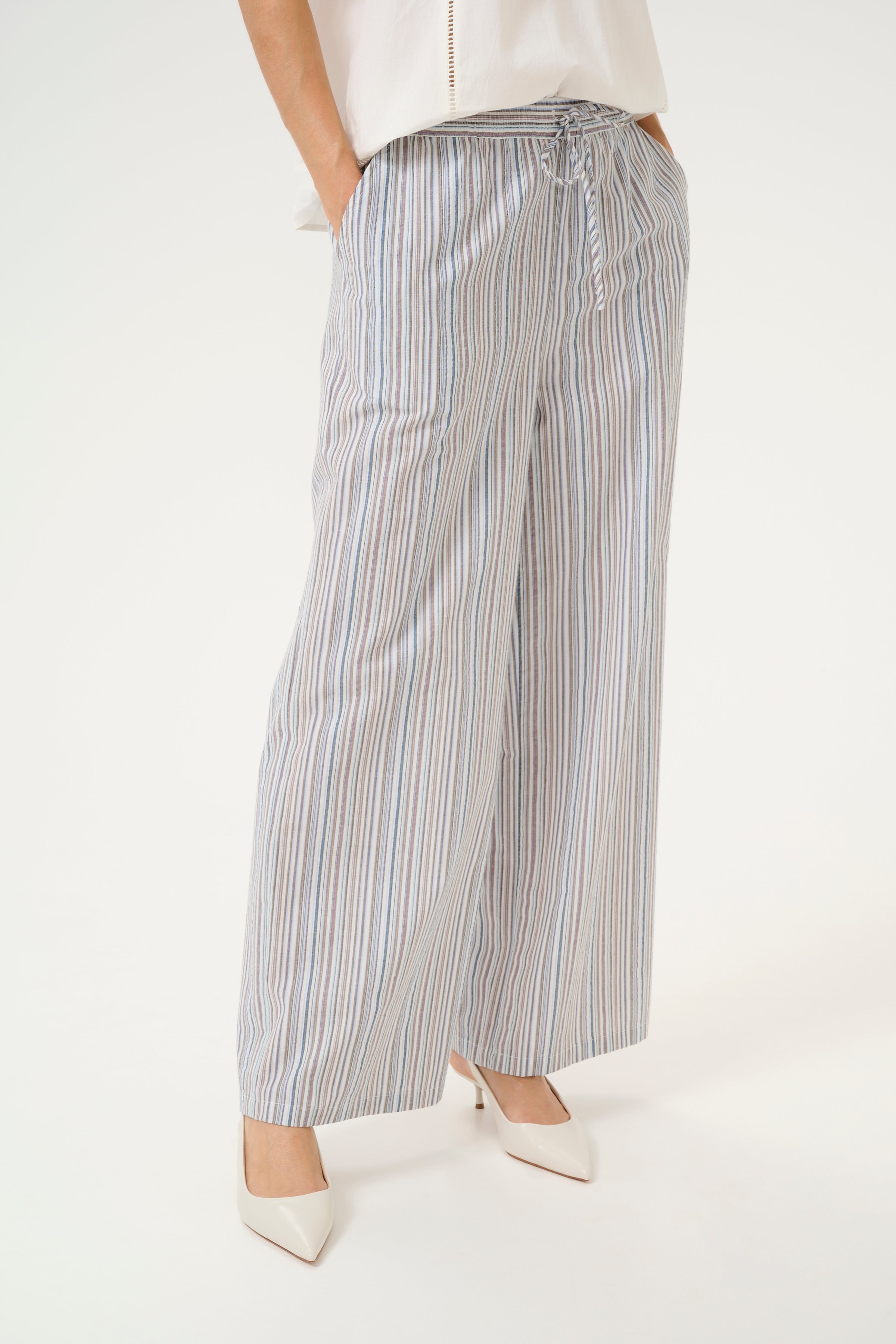 Twila Trouser in Blue Stripe